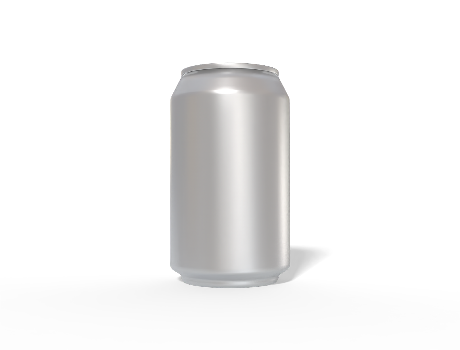 330 ml beer can — Matte metal