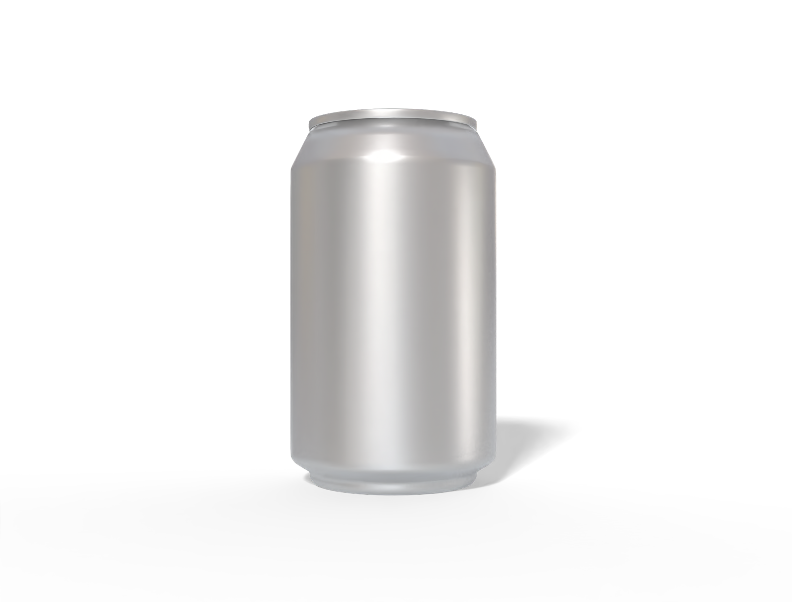 330 ml energy drink can — Matte metal