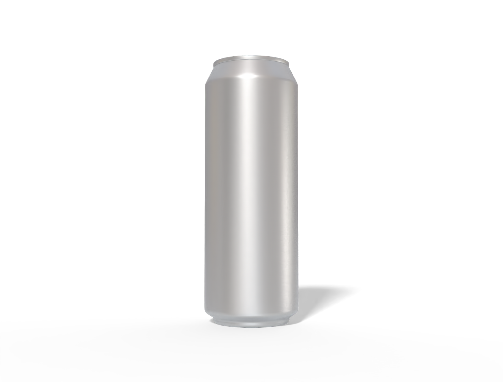 500 ml energy drink can — Matte metal
