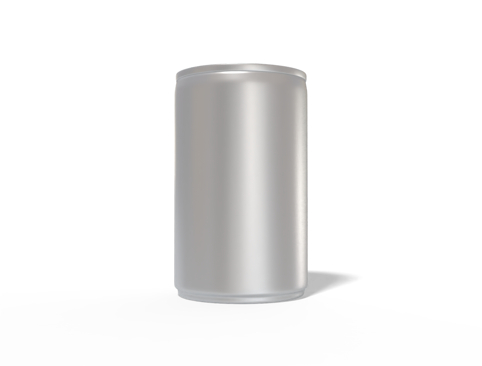 150 ml mini beer can — Matte metal