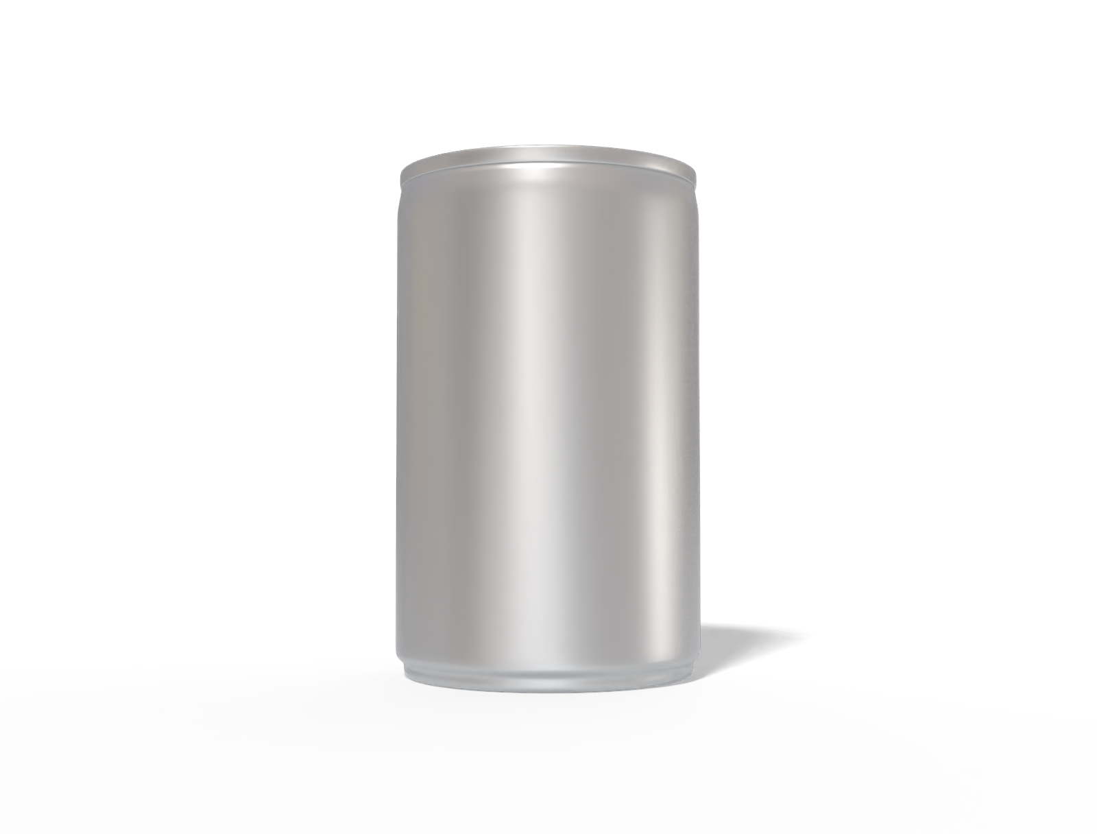 150 ml mini energy drink can — Matte metal