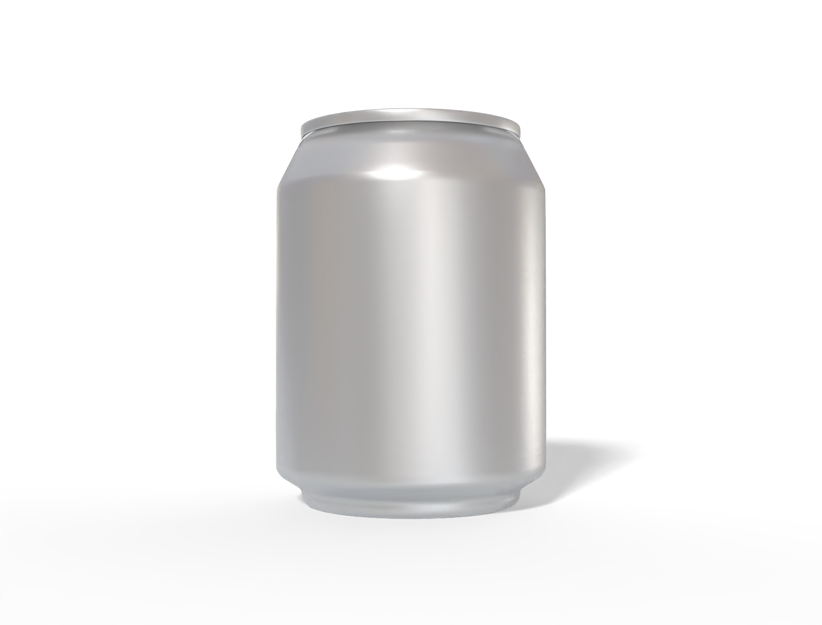 250 ml mini beer can — Matte metal