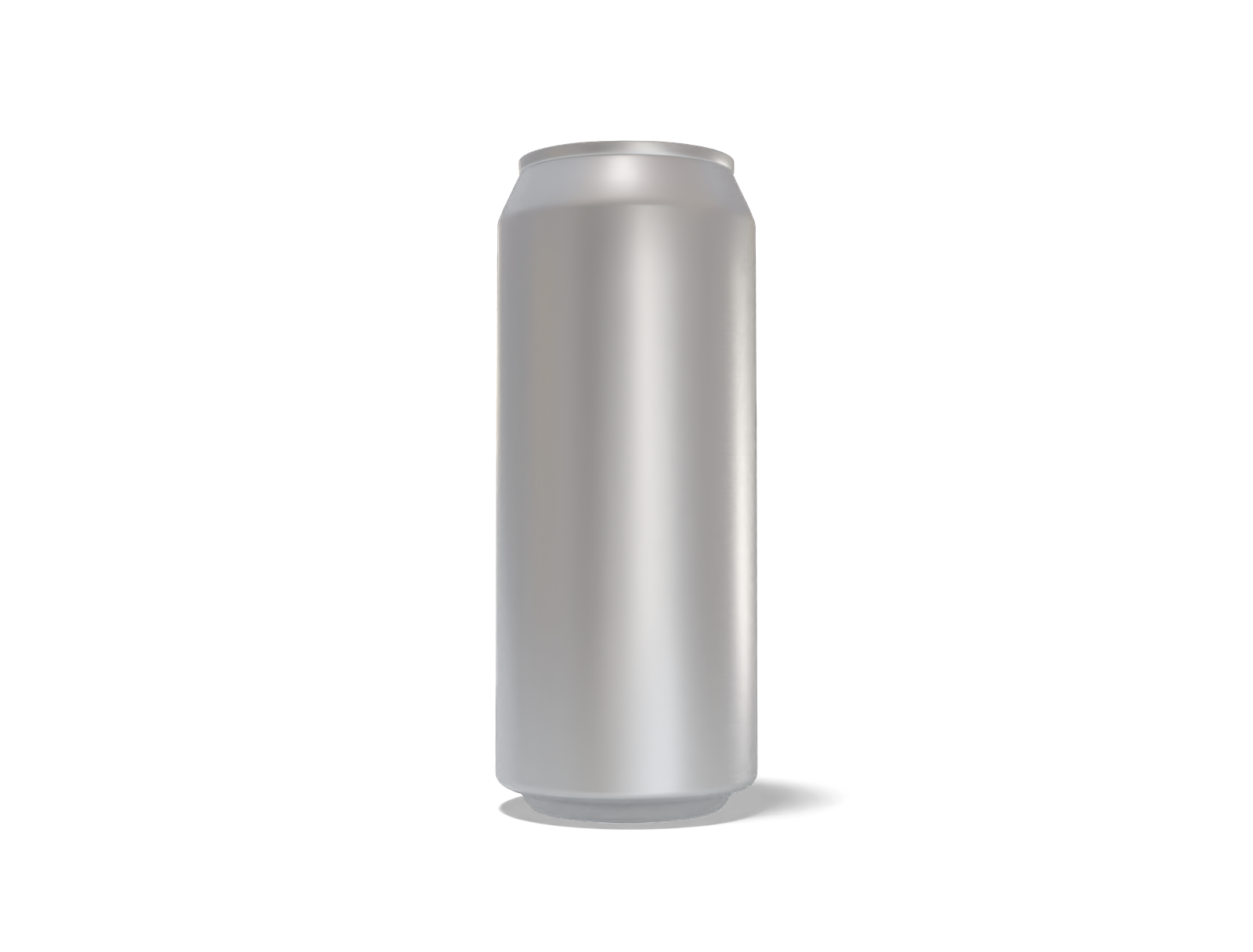 473 ml juice can — Matte metal