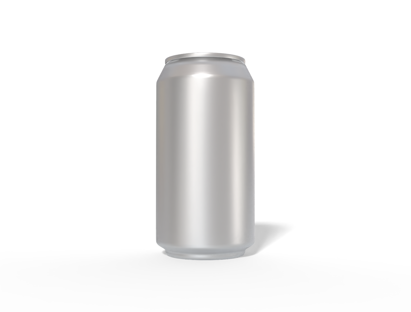 375 ml energy drink can — Matte metal