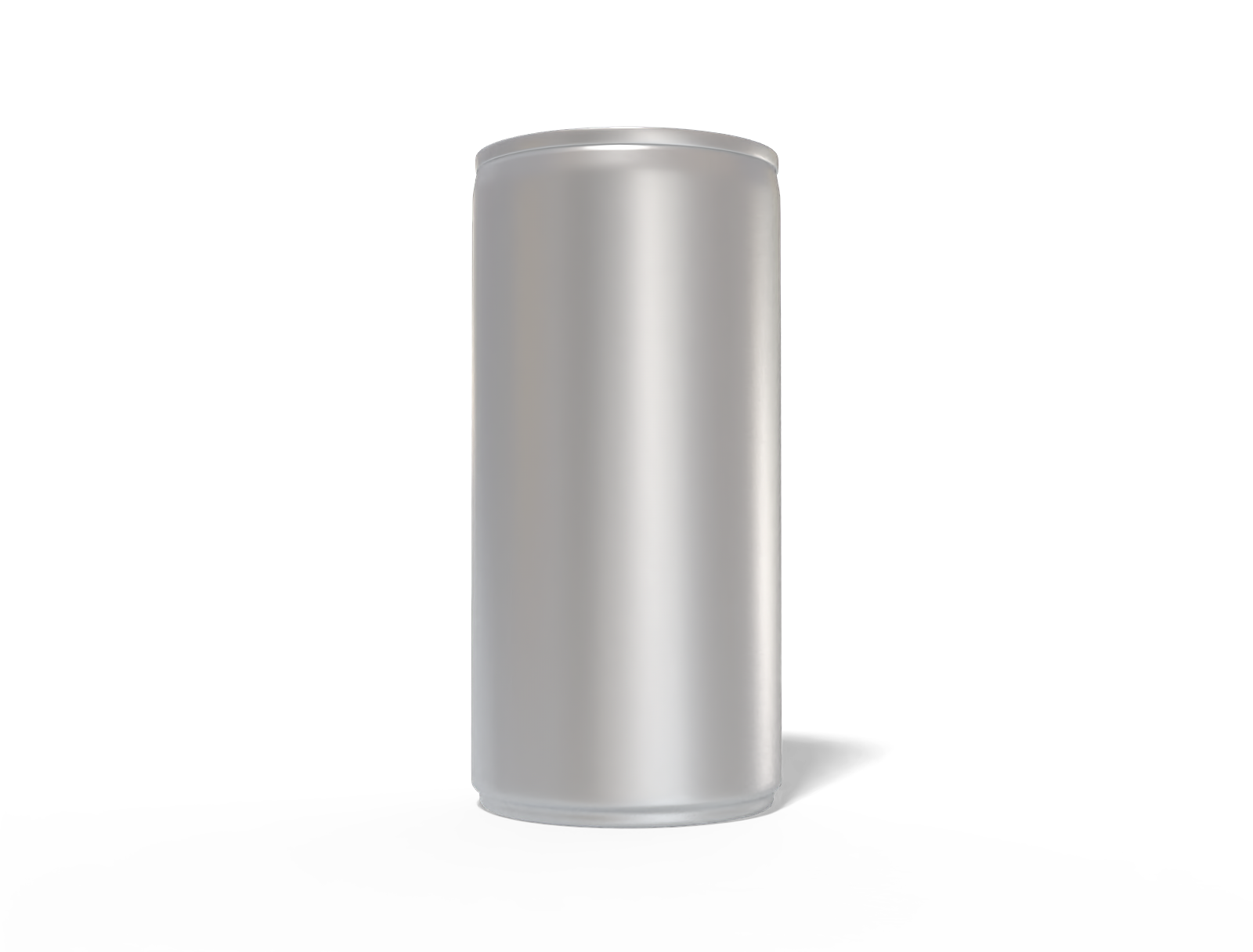 200 ml beer can — Matte metal