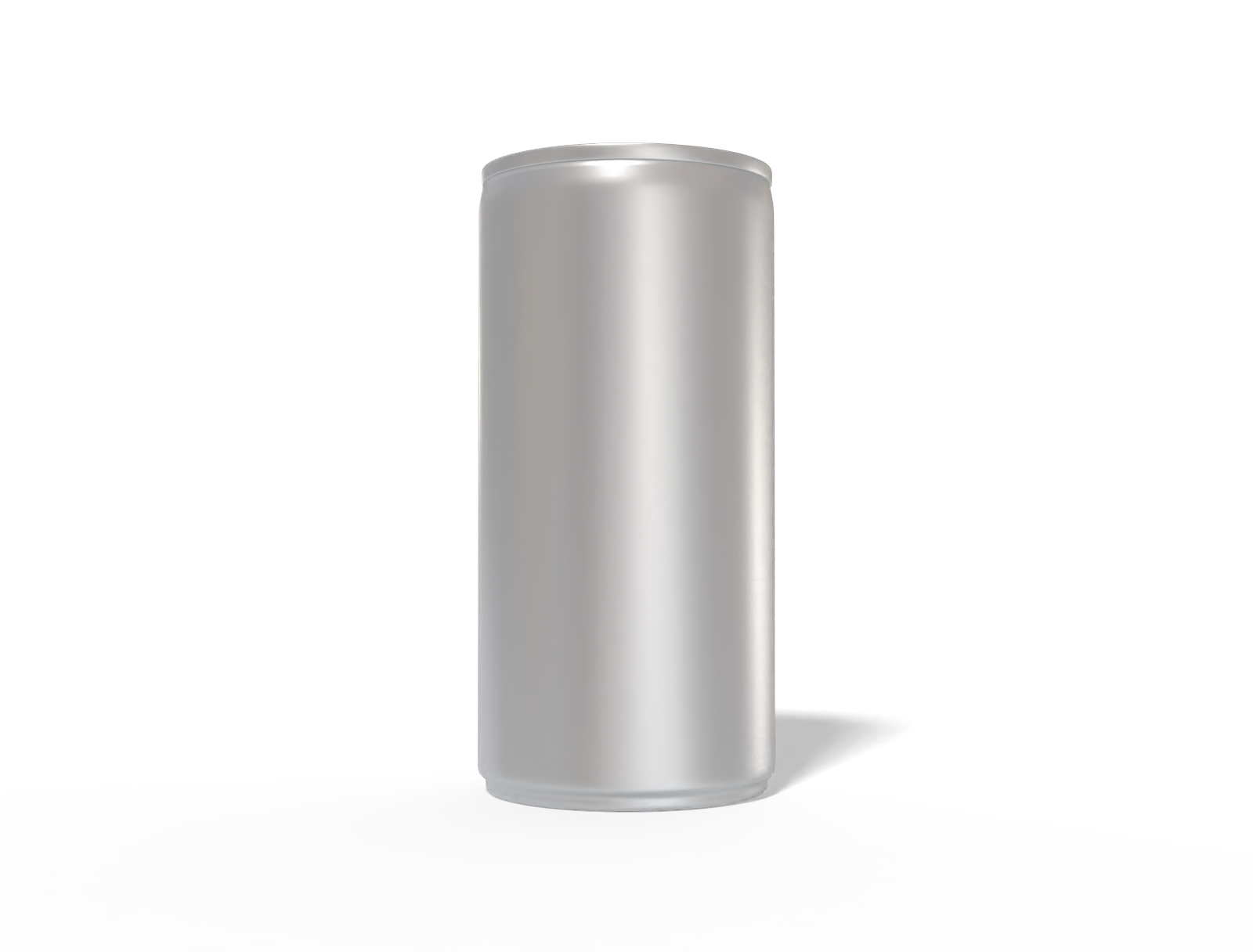 200 ml juice can — Matte metal