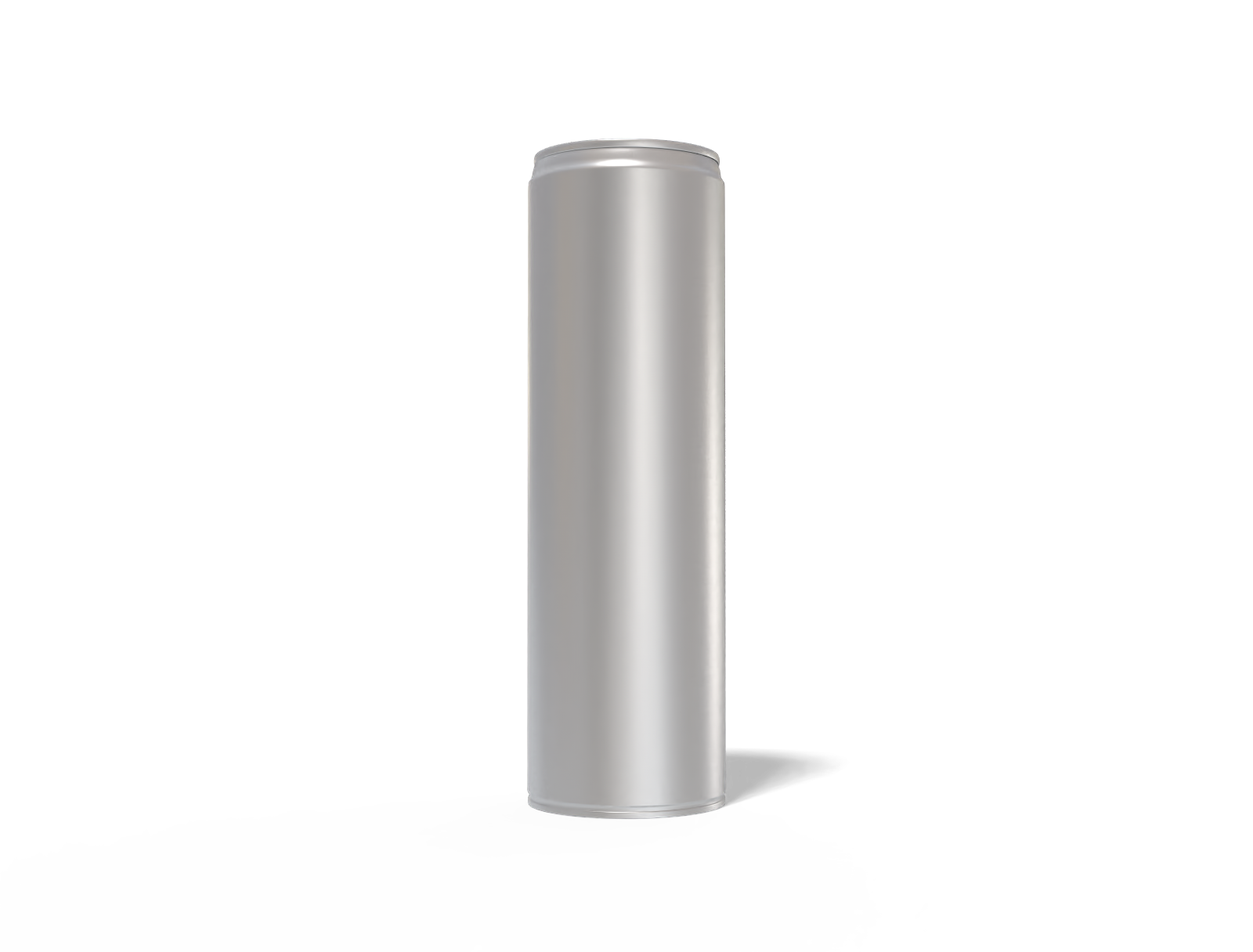 318 ml beer can — Matte metal