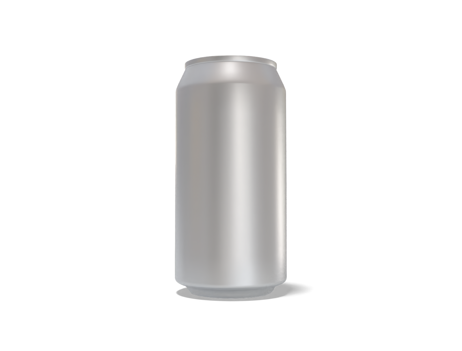 375 ml juice can — Matte metal