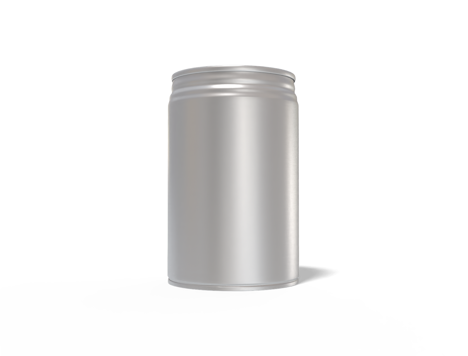 245 ml mini beer can — Matte metal