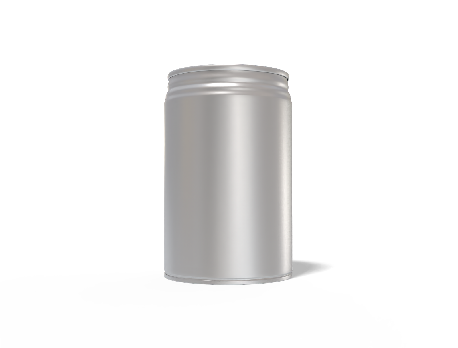 245 ml mini energy drink can — Matte metal