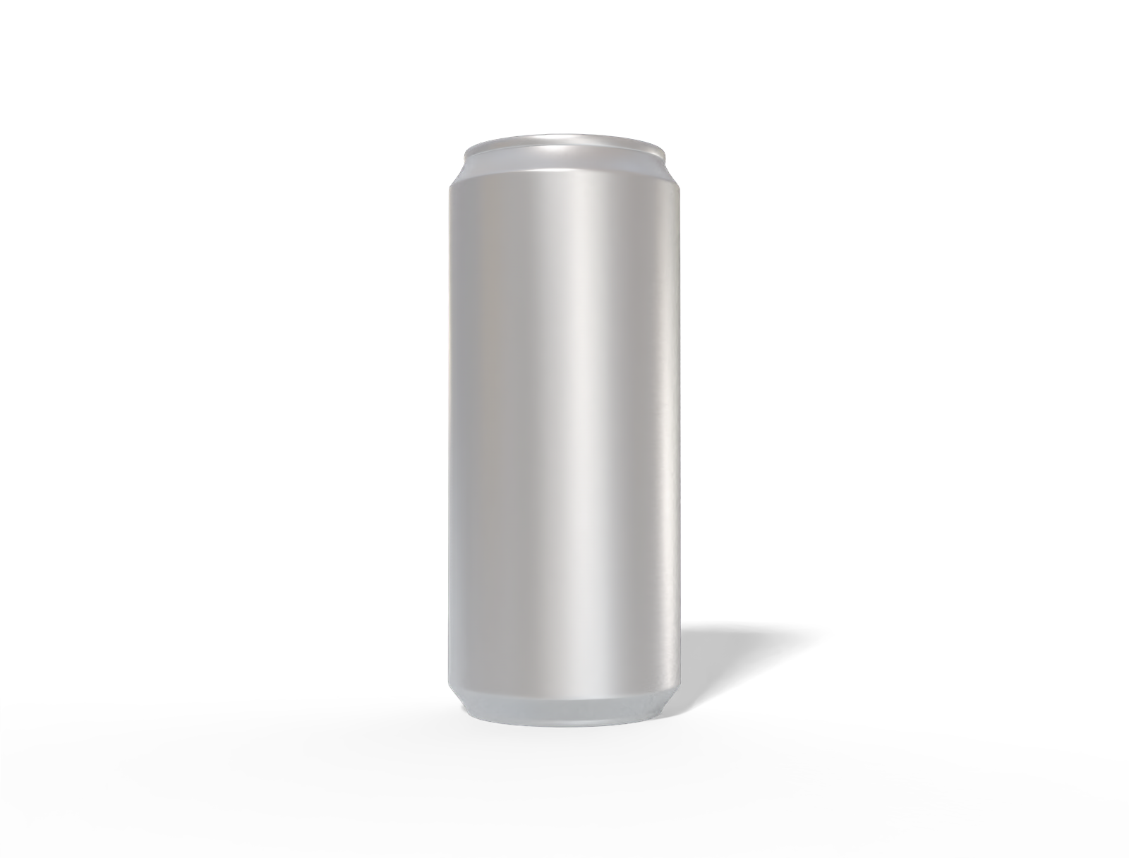 330 ml energy drink can — Matte metal