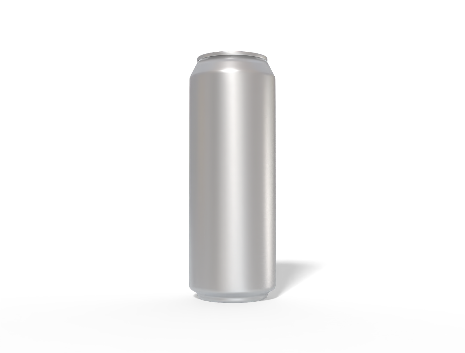 550 ml energy drink can — Matte metal