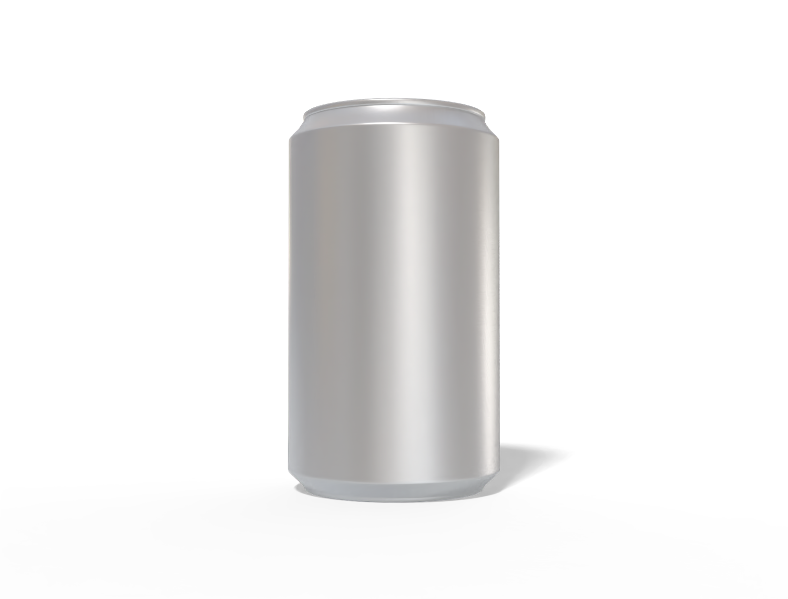 330 ml beer can — Matte metal