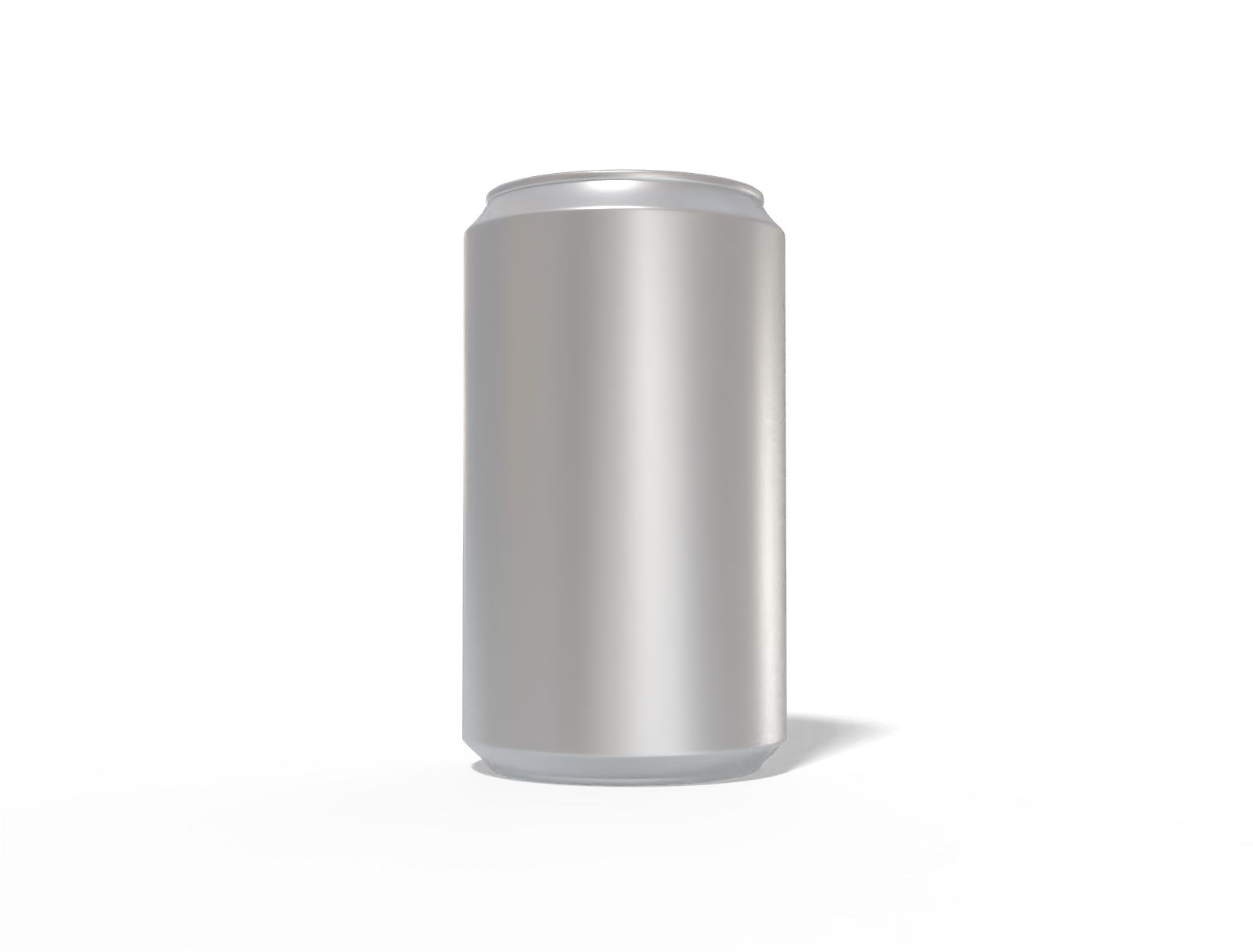 330 ml energy drink can — Matte metal