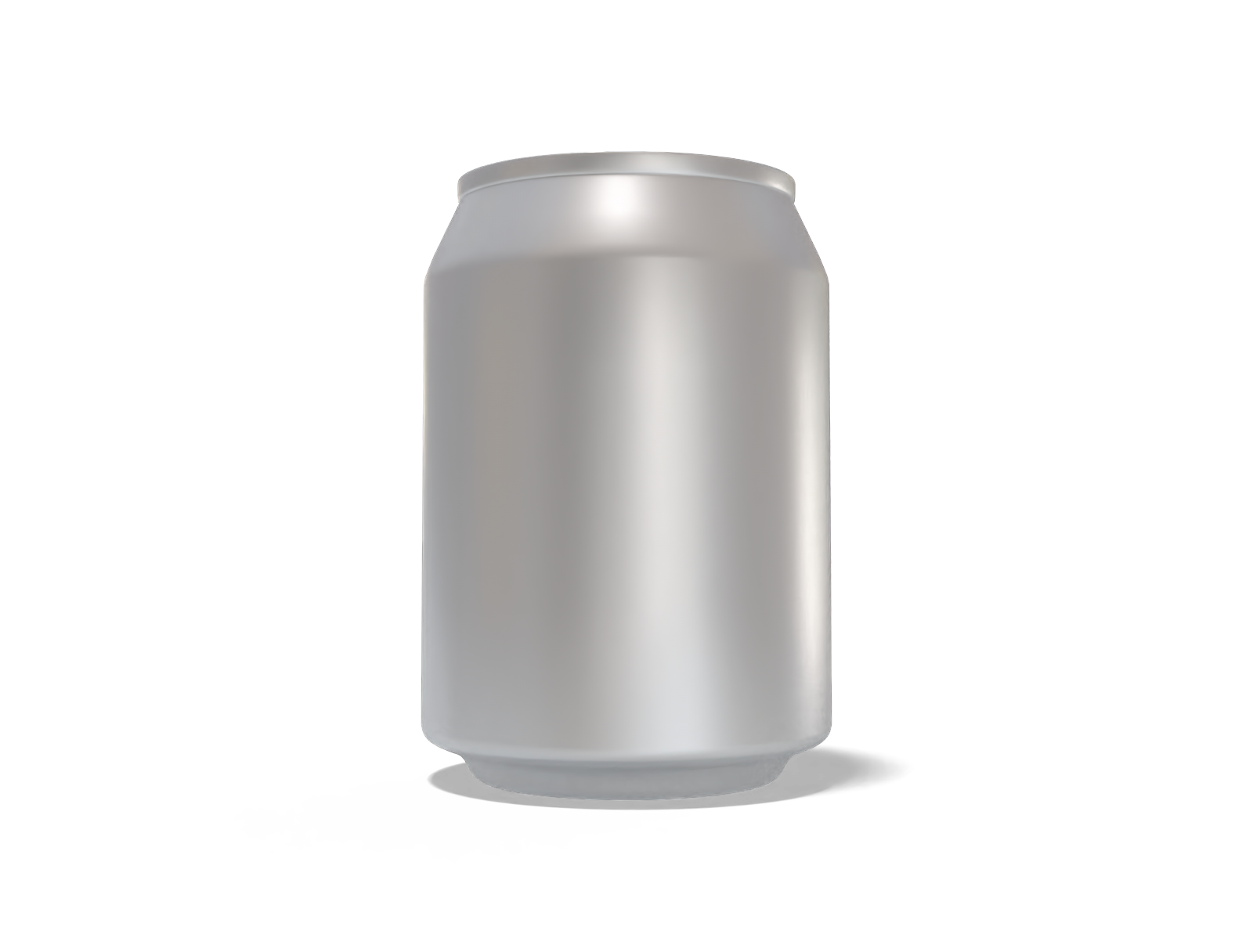 300 ml beer can — Matte metal