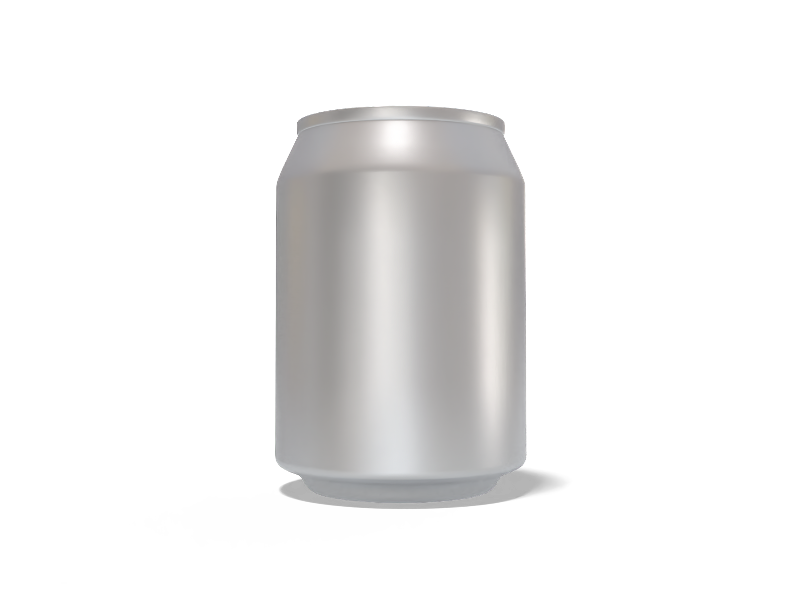 300 ml energy drink can — Matte metal