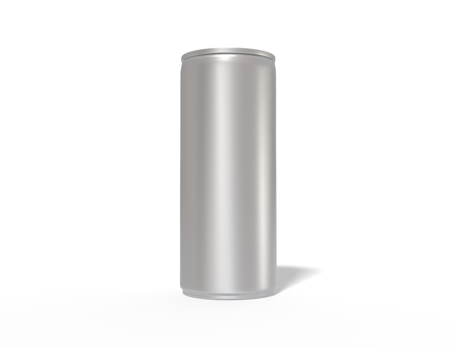 240 ml slim juice can — Matte metal
