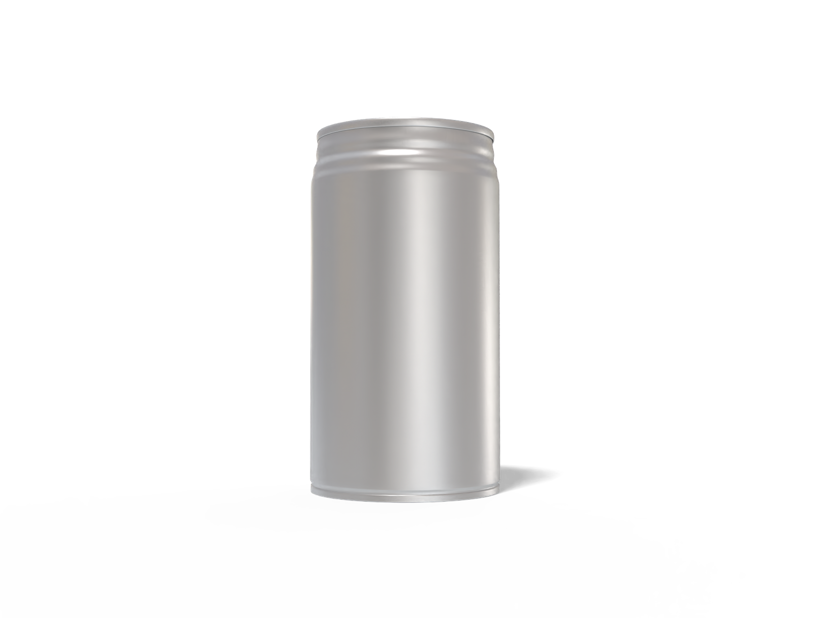145 ml mini beer can — Matte metal