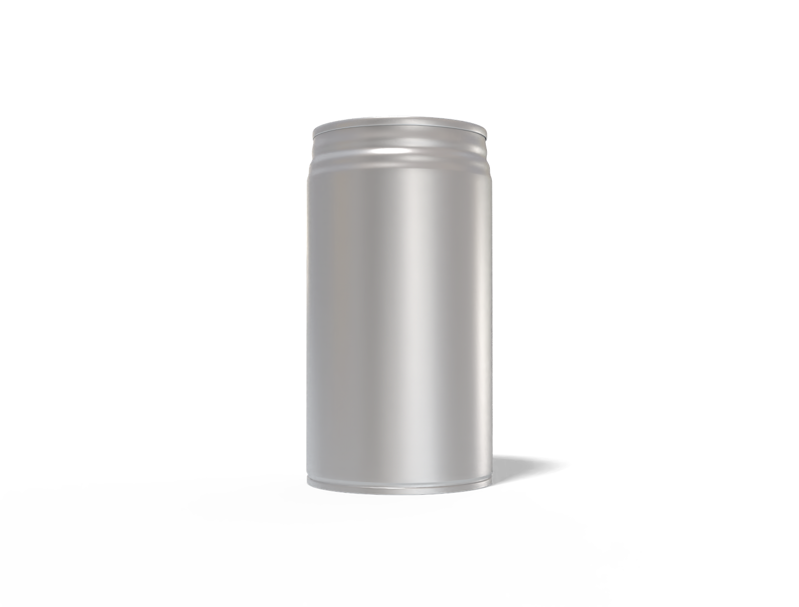 145 ml mini energy drink can — Matte metal