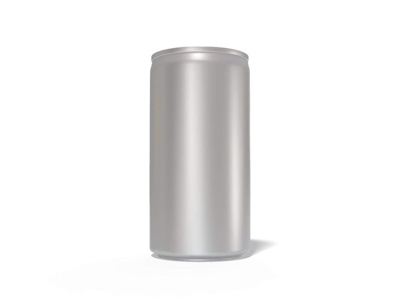 185 ml slim juice can — Matte metal