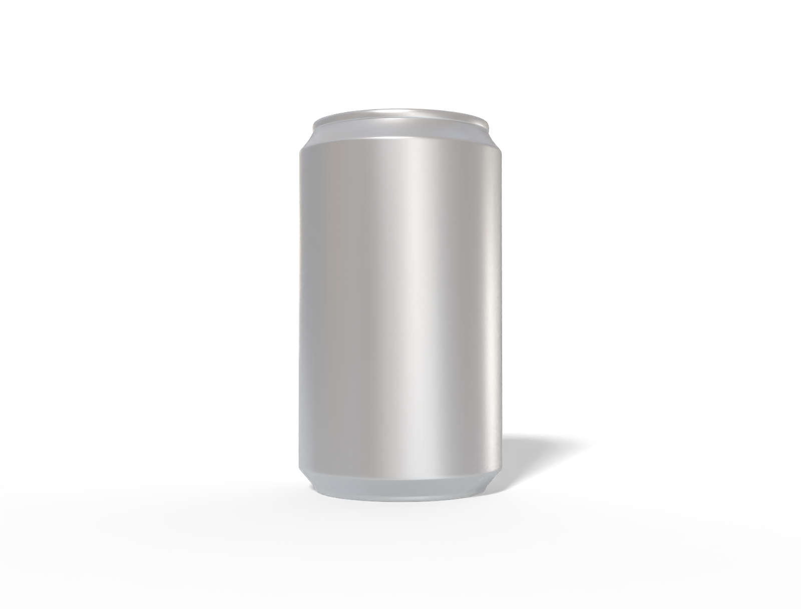 330 ml beer can — Matte metal