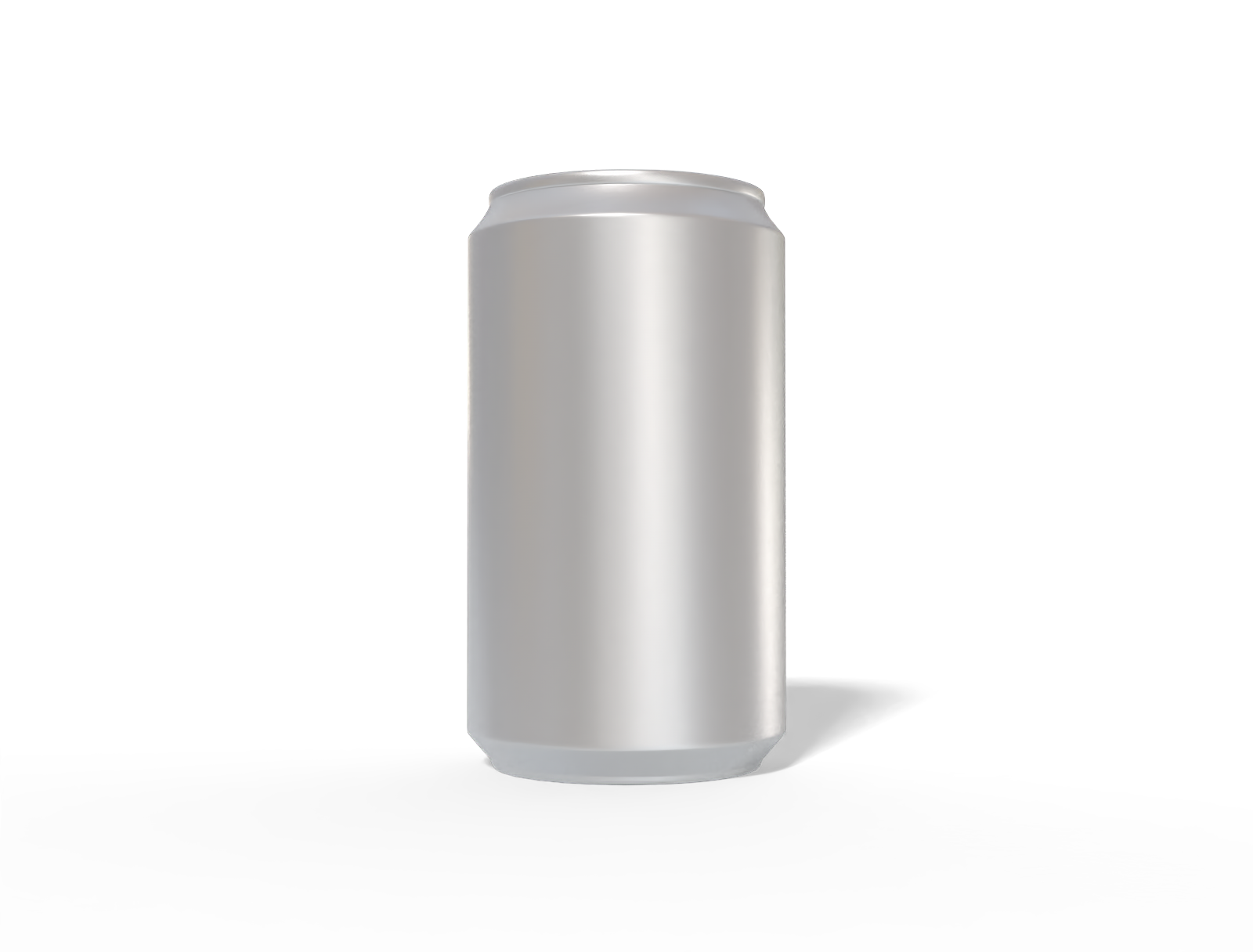 330 ml energy drink can — Matte metal