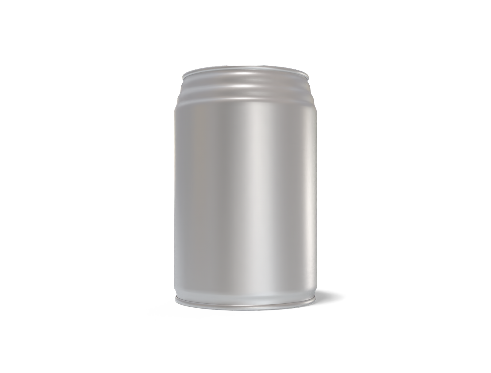 300 ml beer can — Matte metal