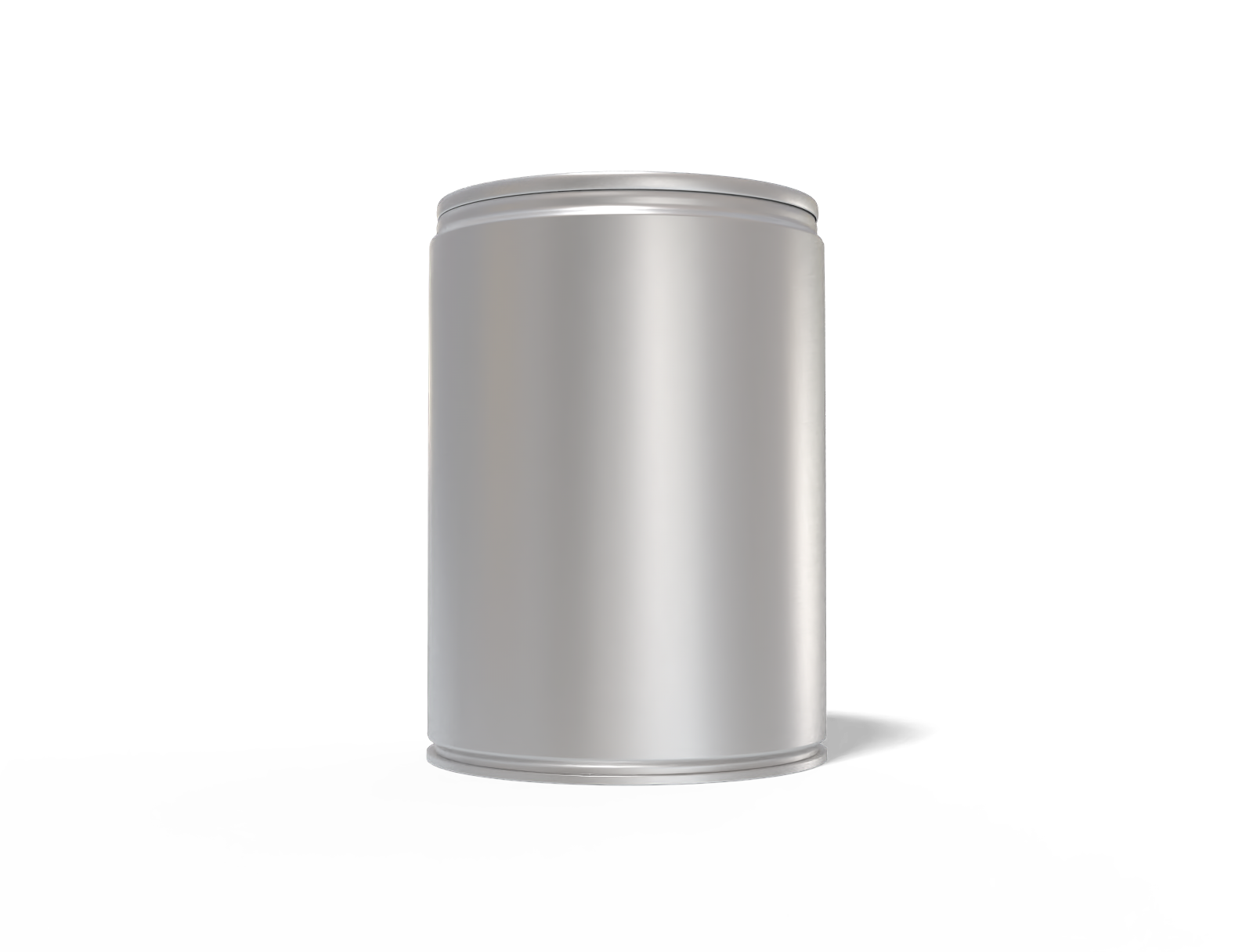 60 ml beer can — Matte metal
