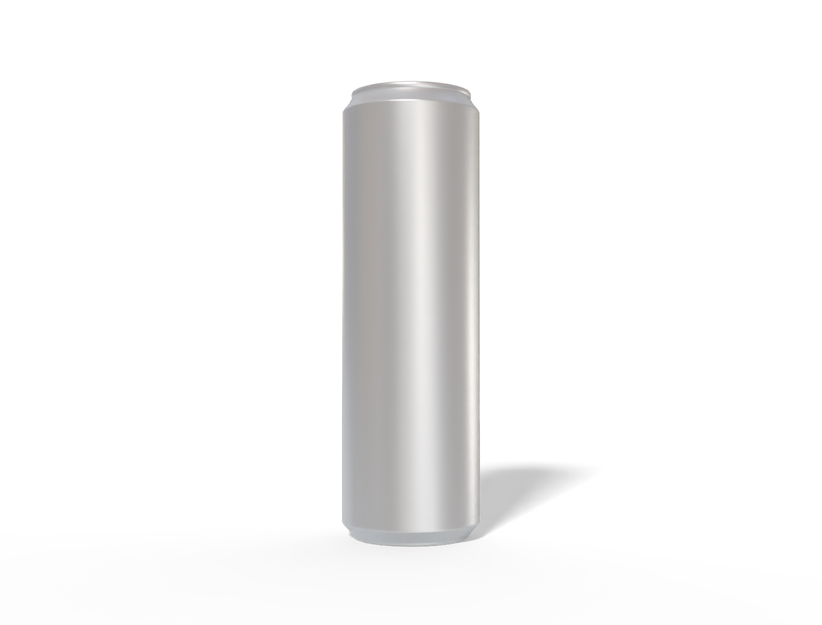 500 ml energy drink can — Matte metal