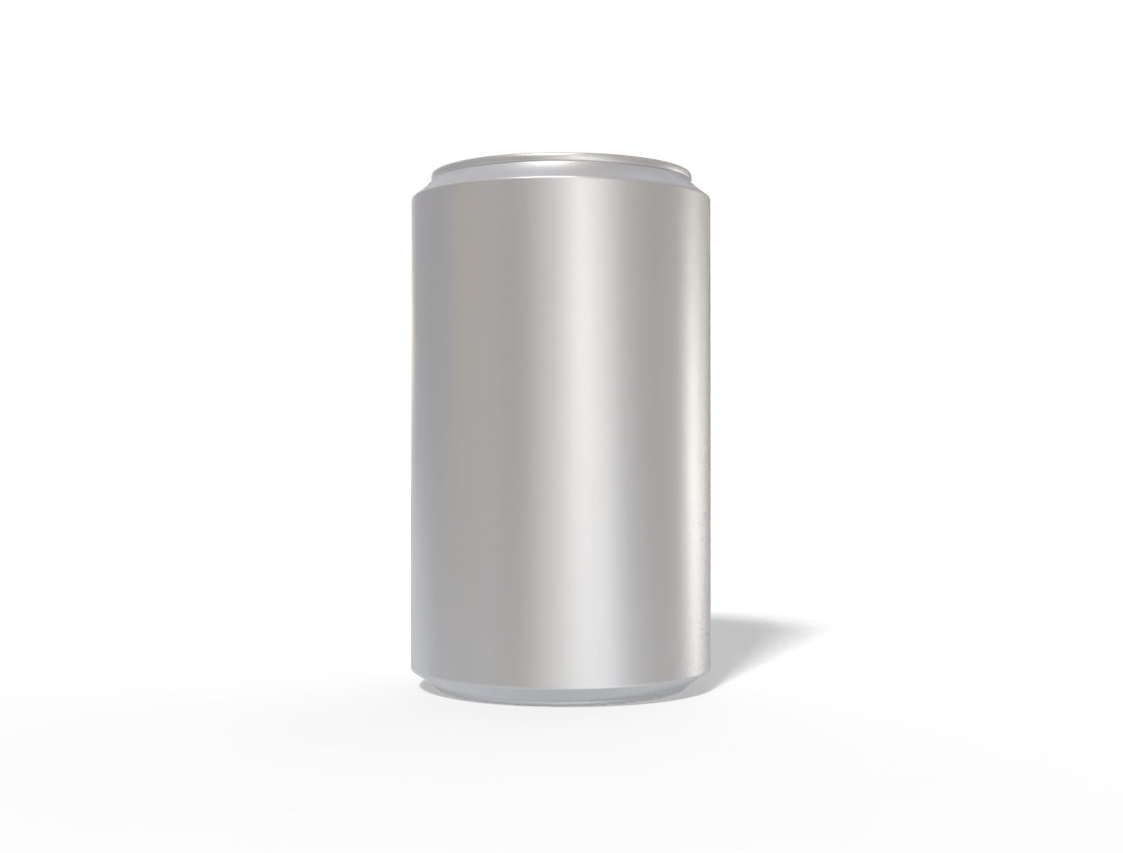 200 ml aluminum energy drink can — Matte metal