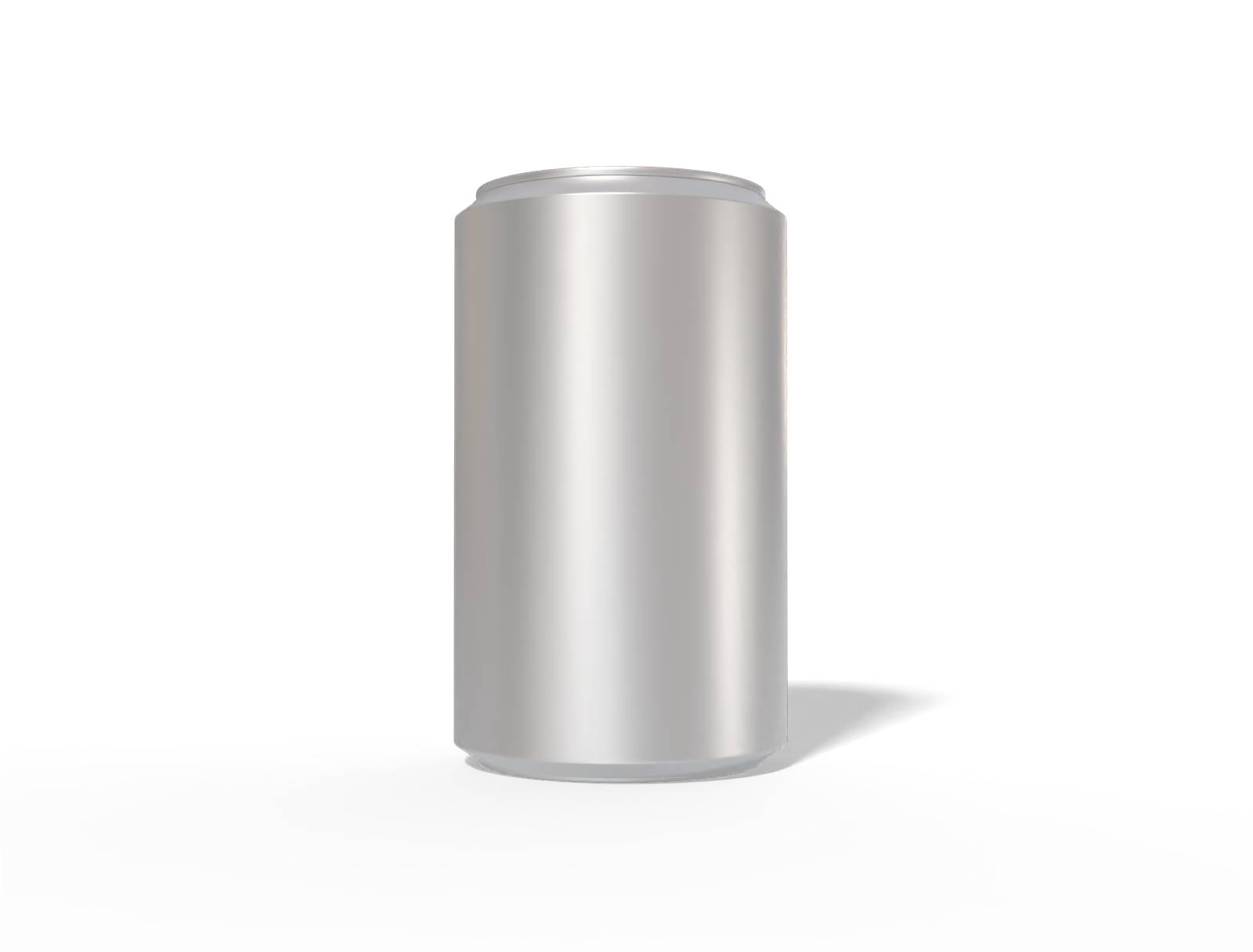 200 ml aluminum juice can — Matte metal