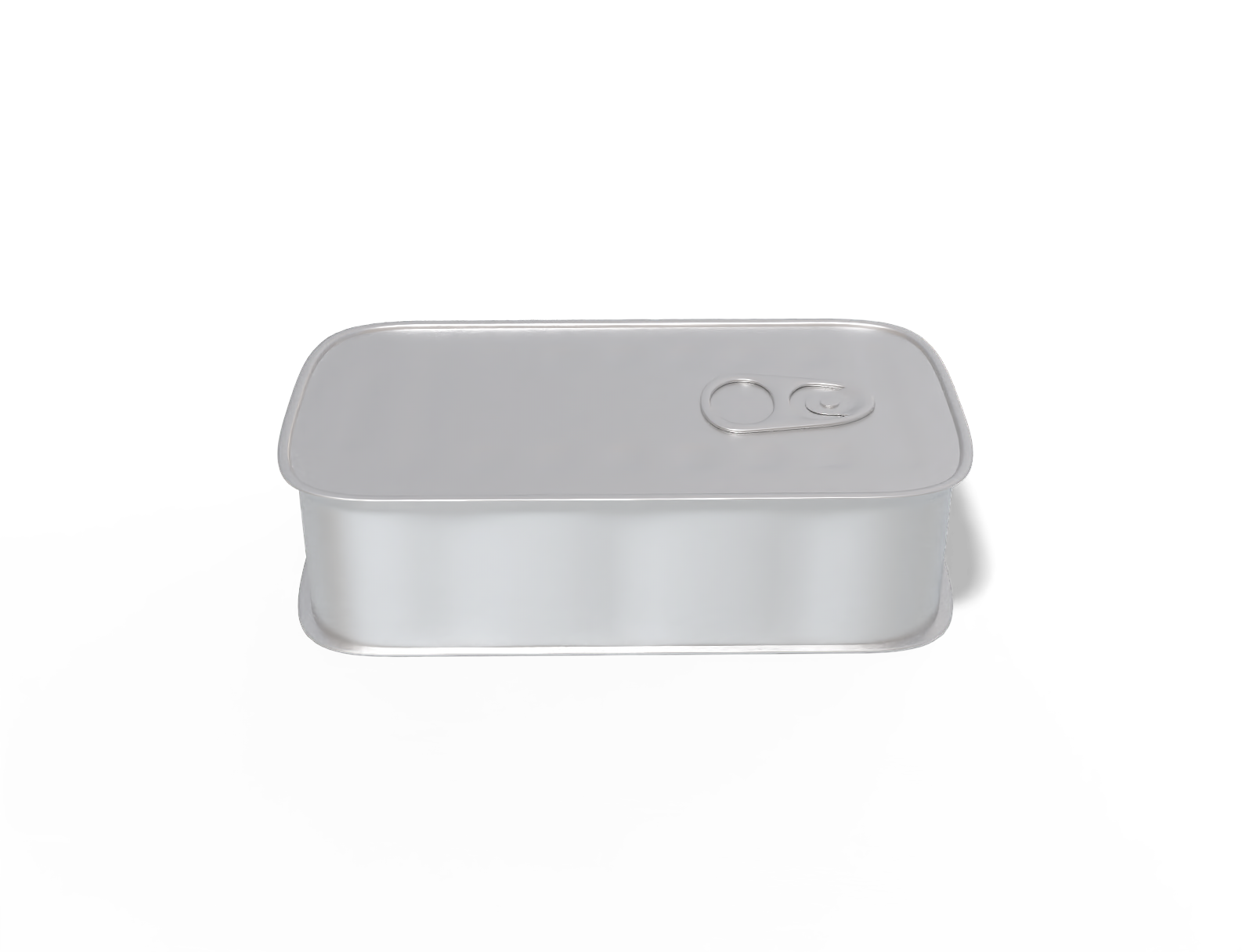 Food tin can — Matte metal