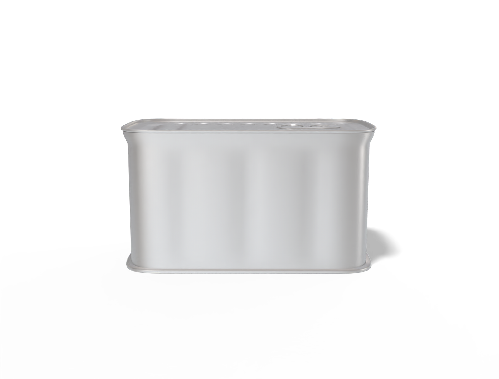 Food tin can — Matte metal