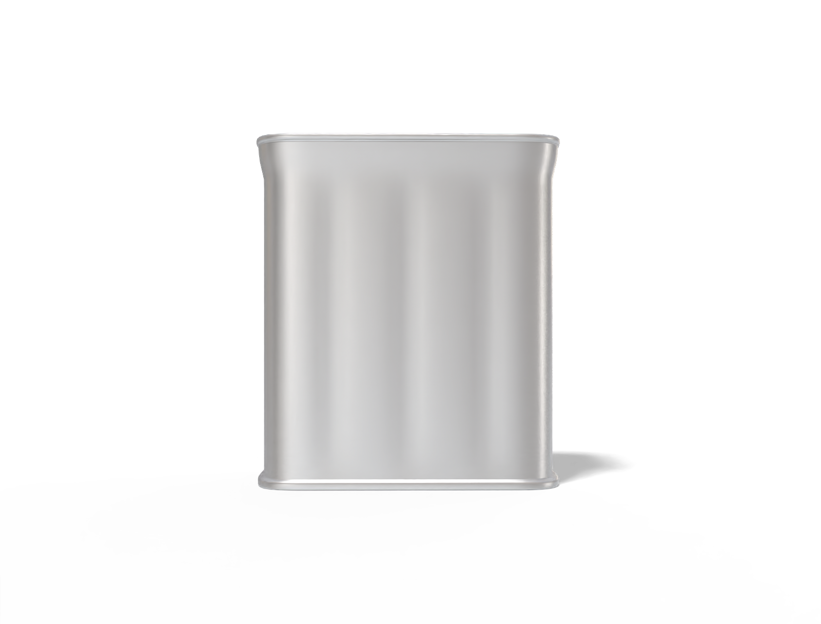 Food tin can — Matte metal