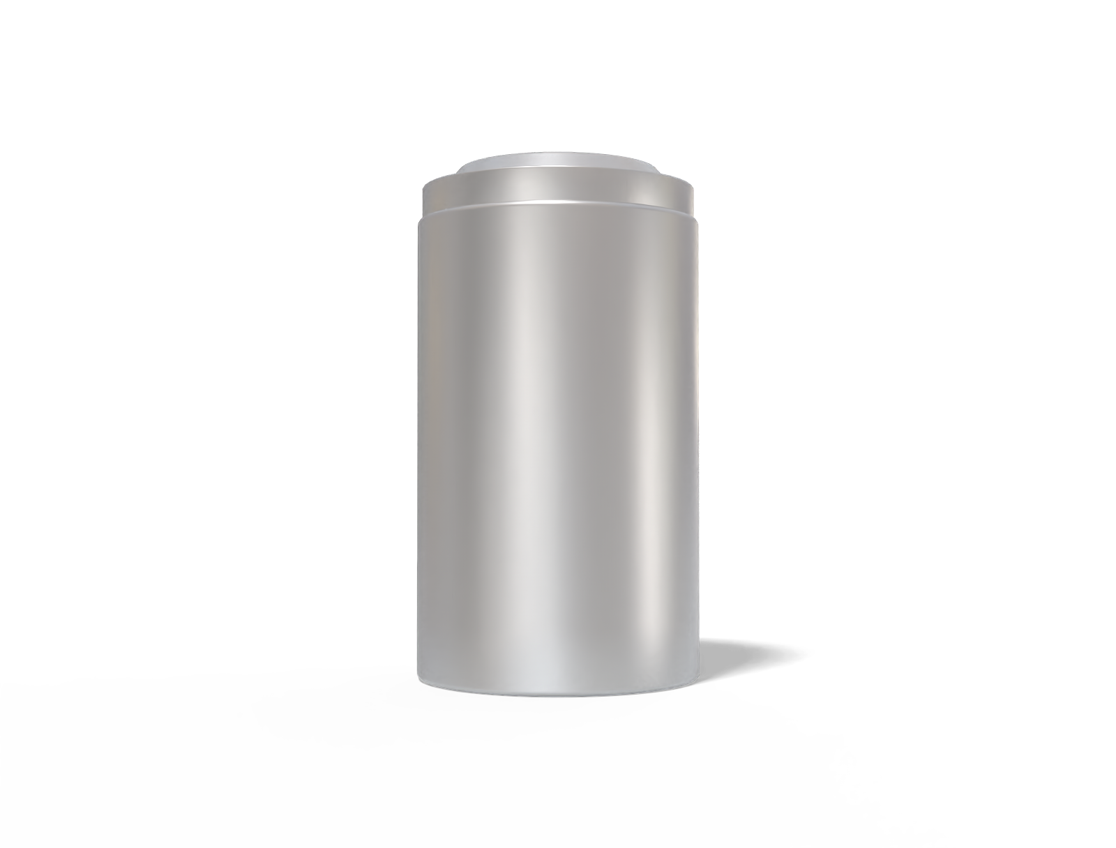 Tea tin can — Matte metal