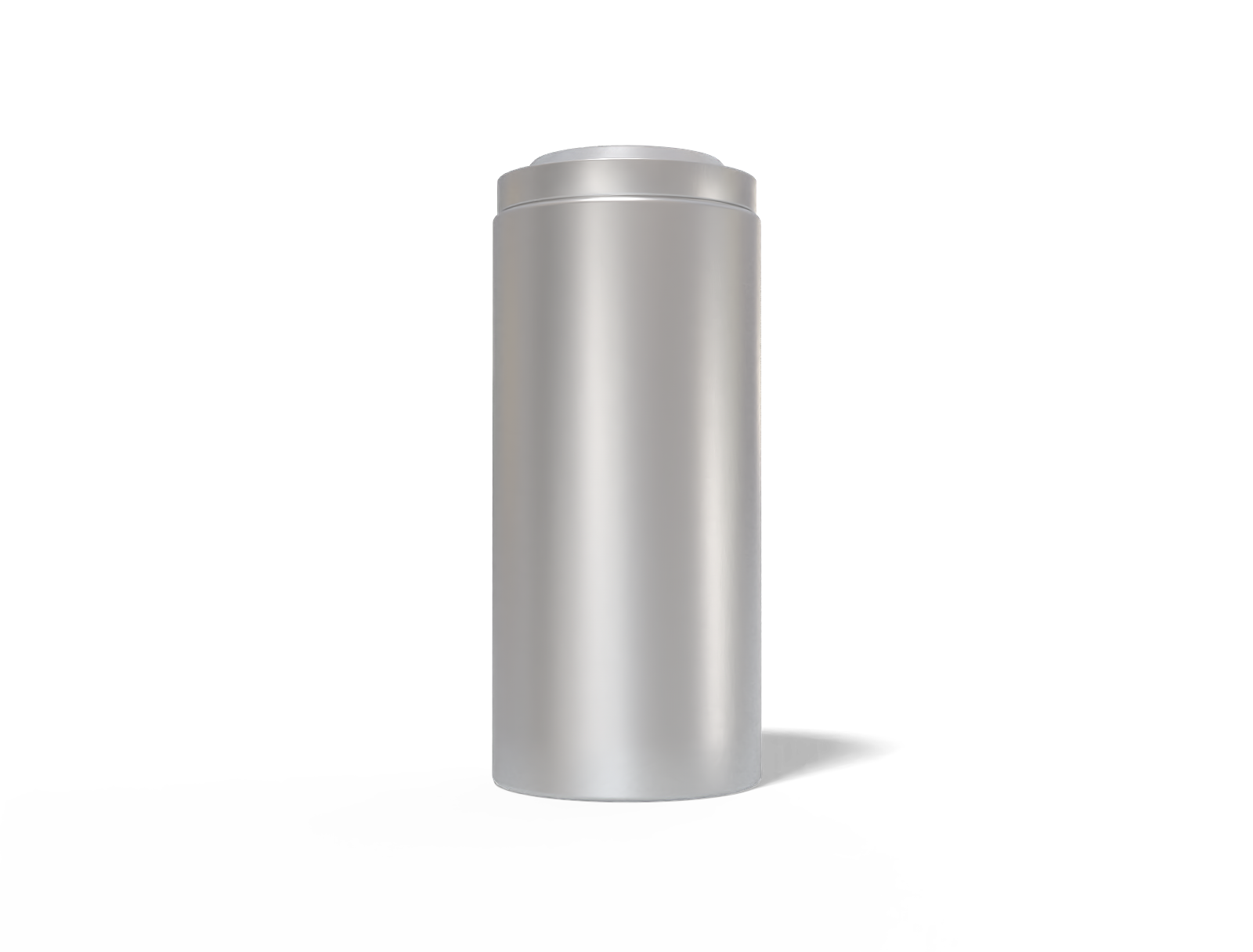 Tea tin can — Matte metal