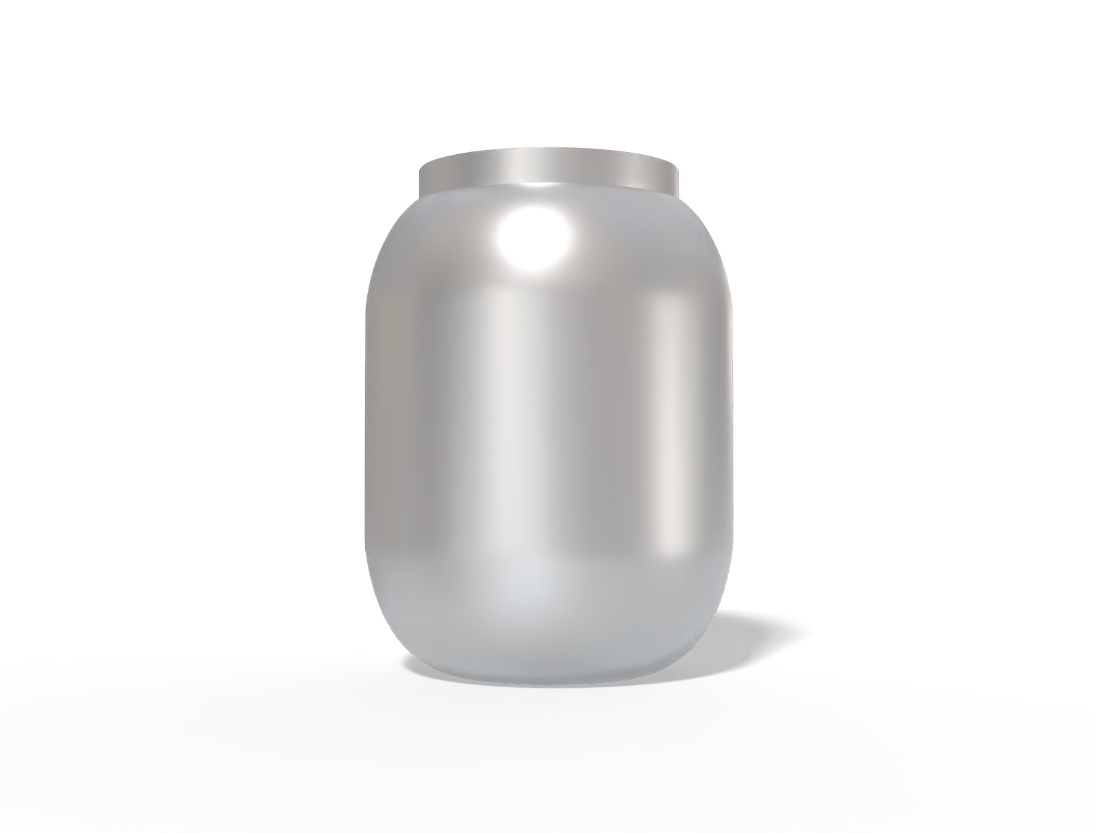 Tea tin can — Matte metal