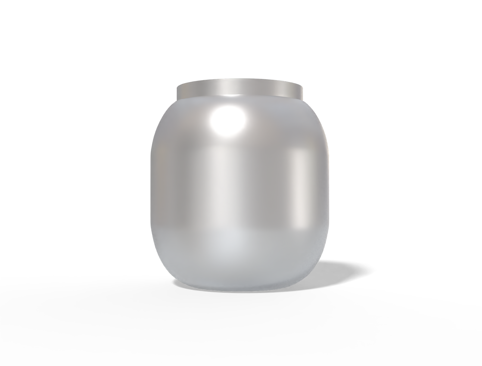 Tea tin can — Matte metal