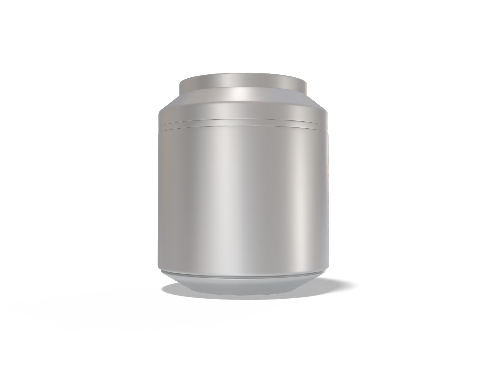 Tea tin can — Matte metal