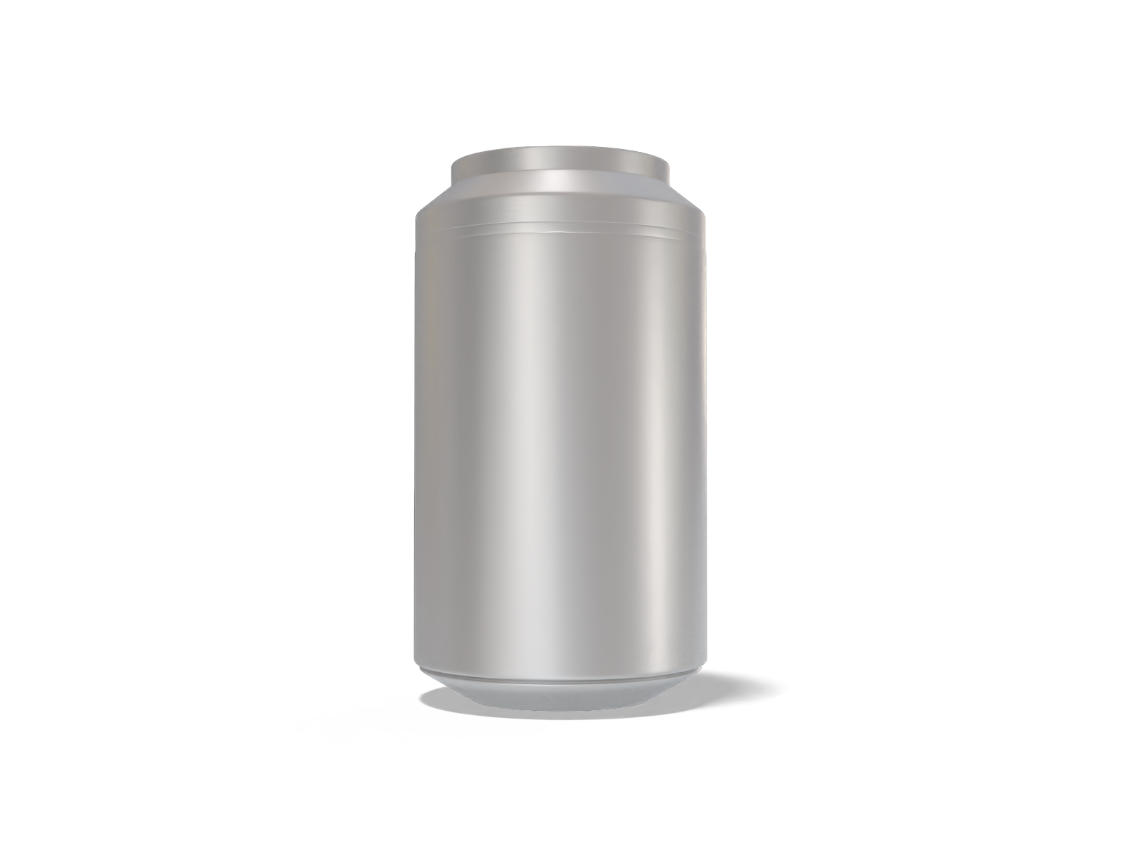 Tea tin can — Matte metal