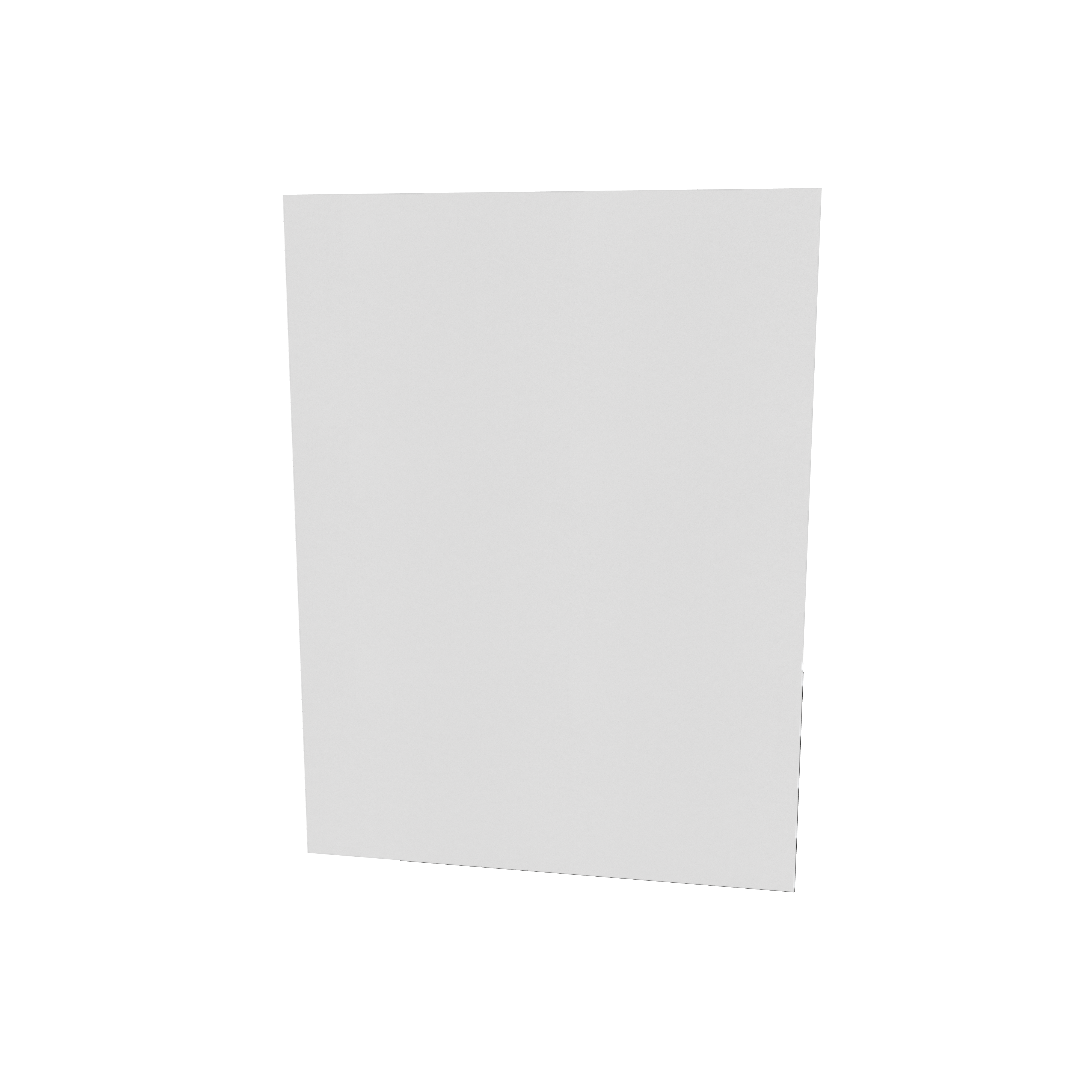 Pocket folder — 300 gsm white paperboard(0.42mm)
