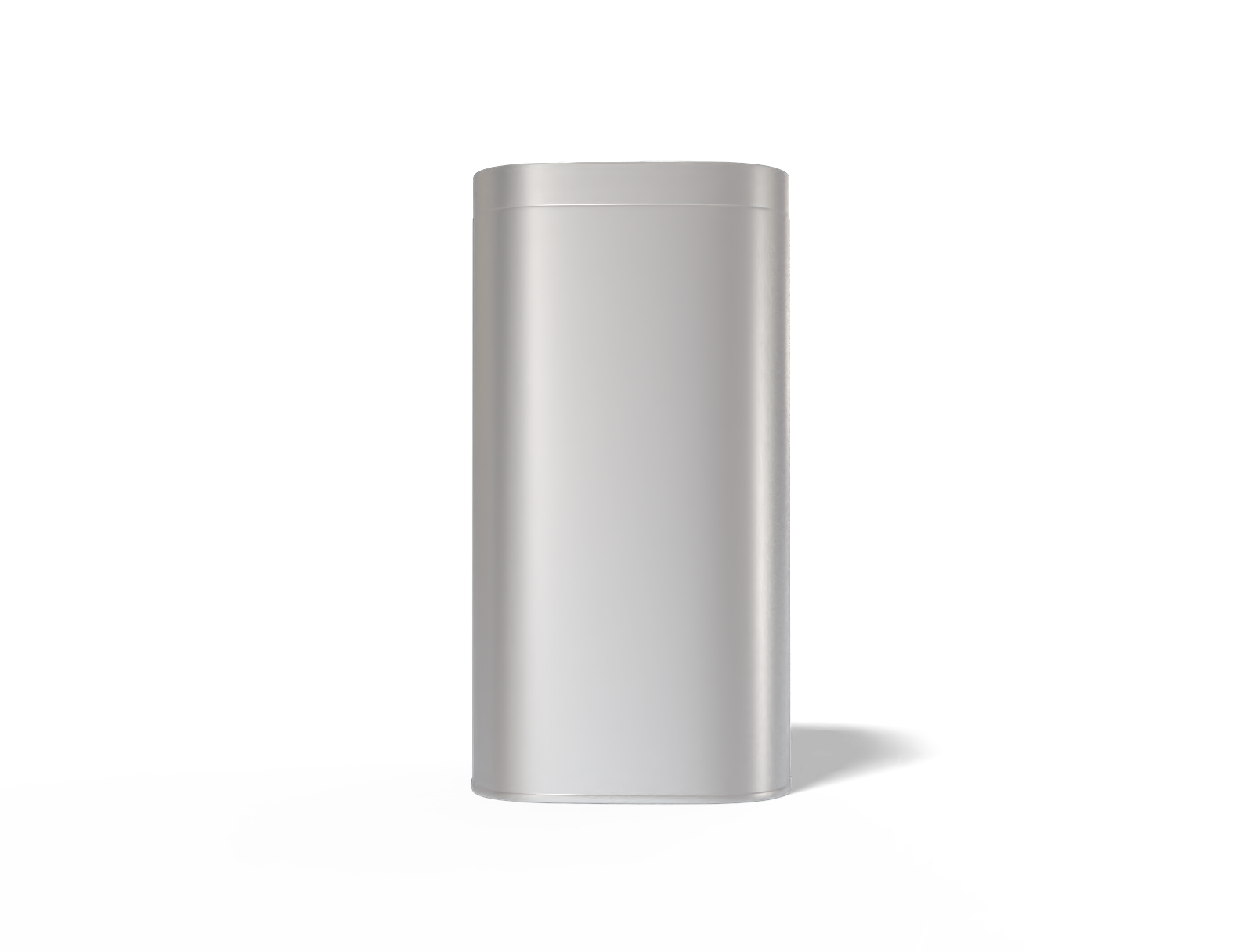 Tea tin can — Matte metal