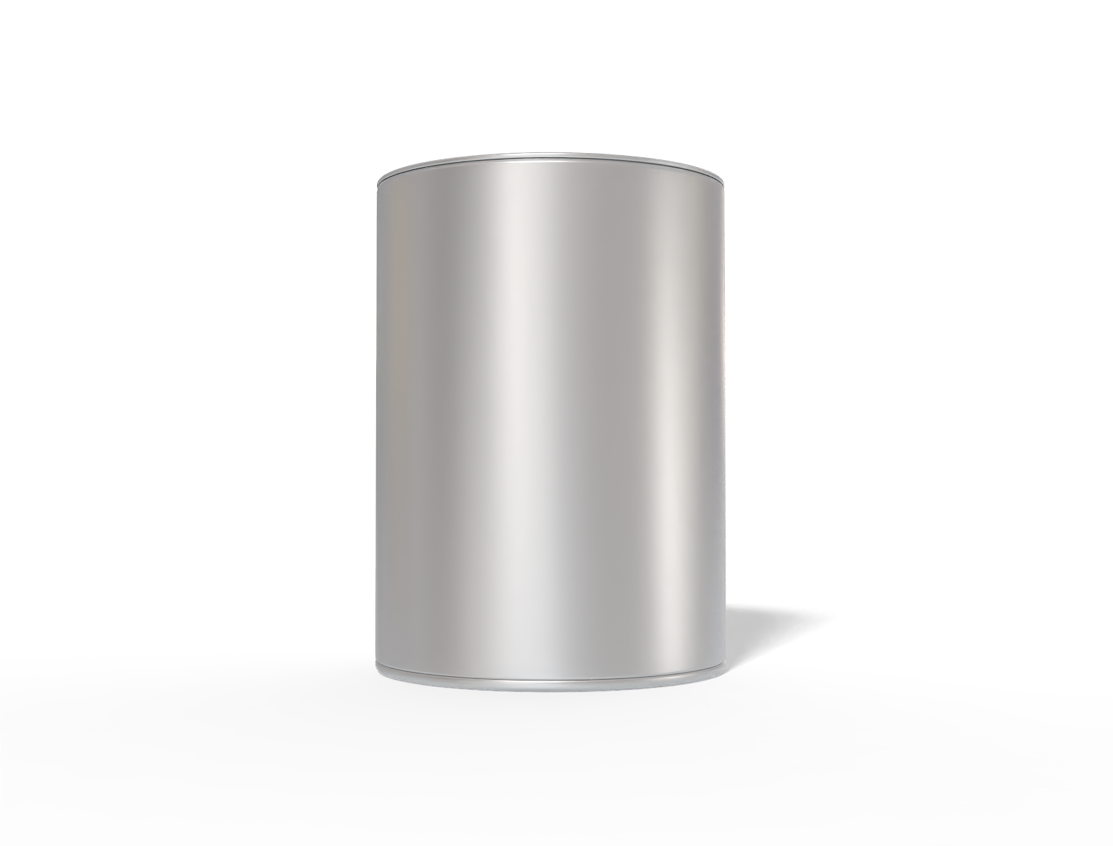 Powder tin can — Matte metal