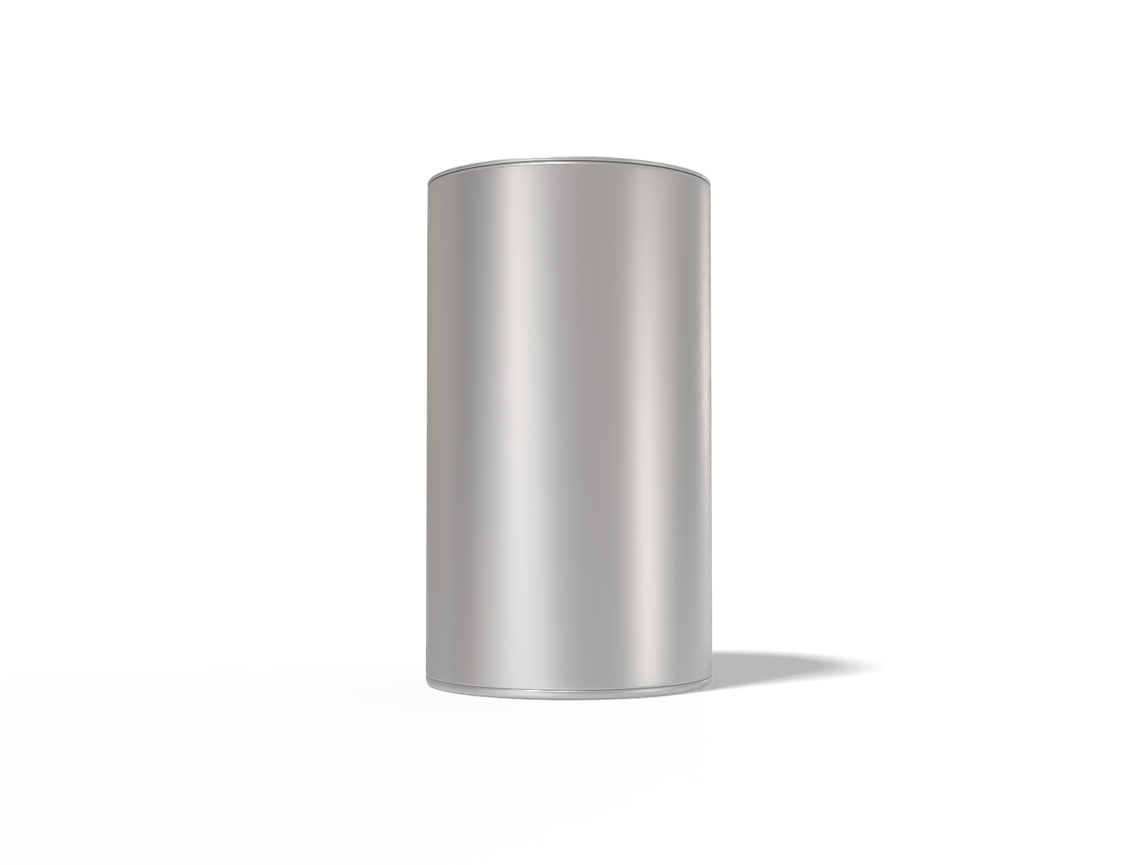 Powder tin can — Matte metal
