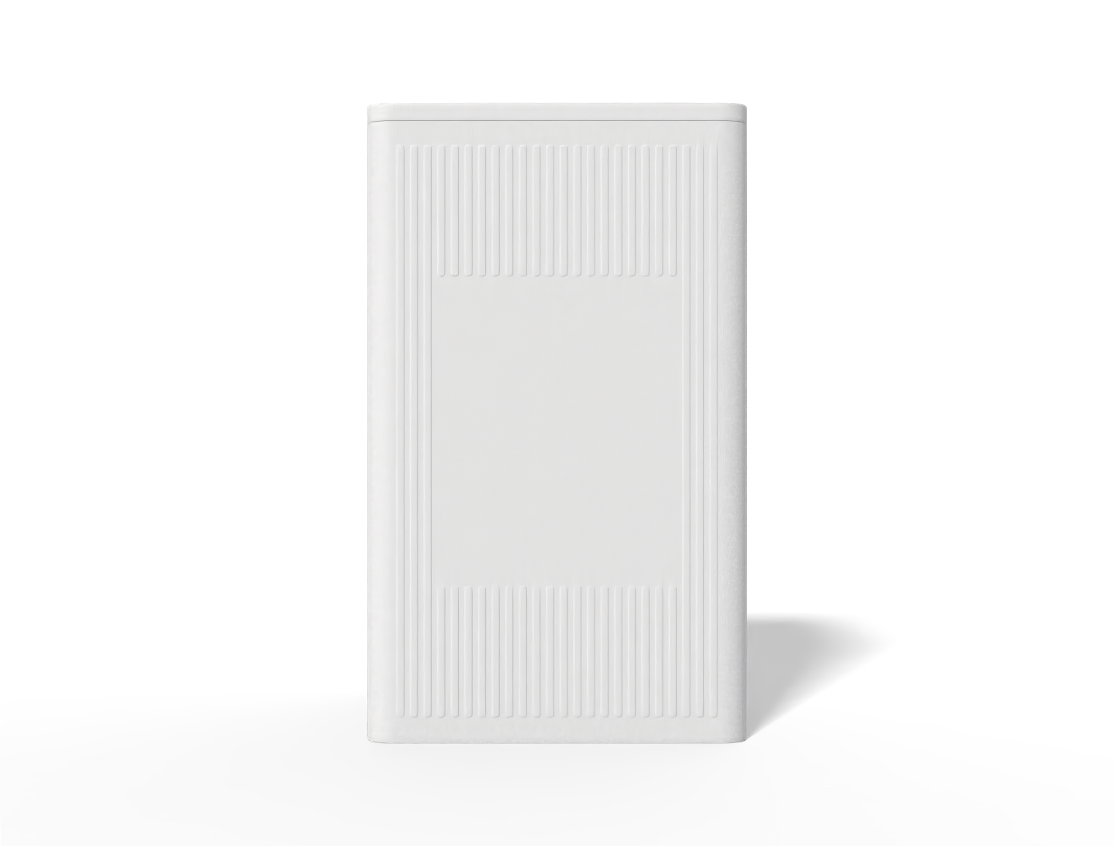 Rectangle tea can — Matte metal