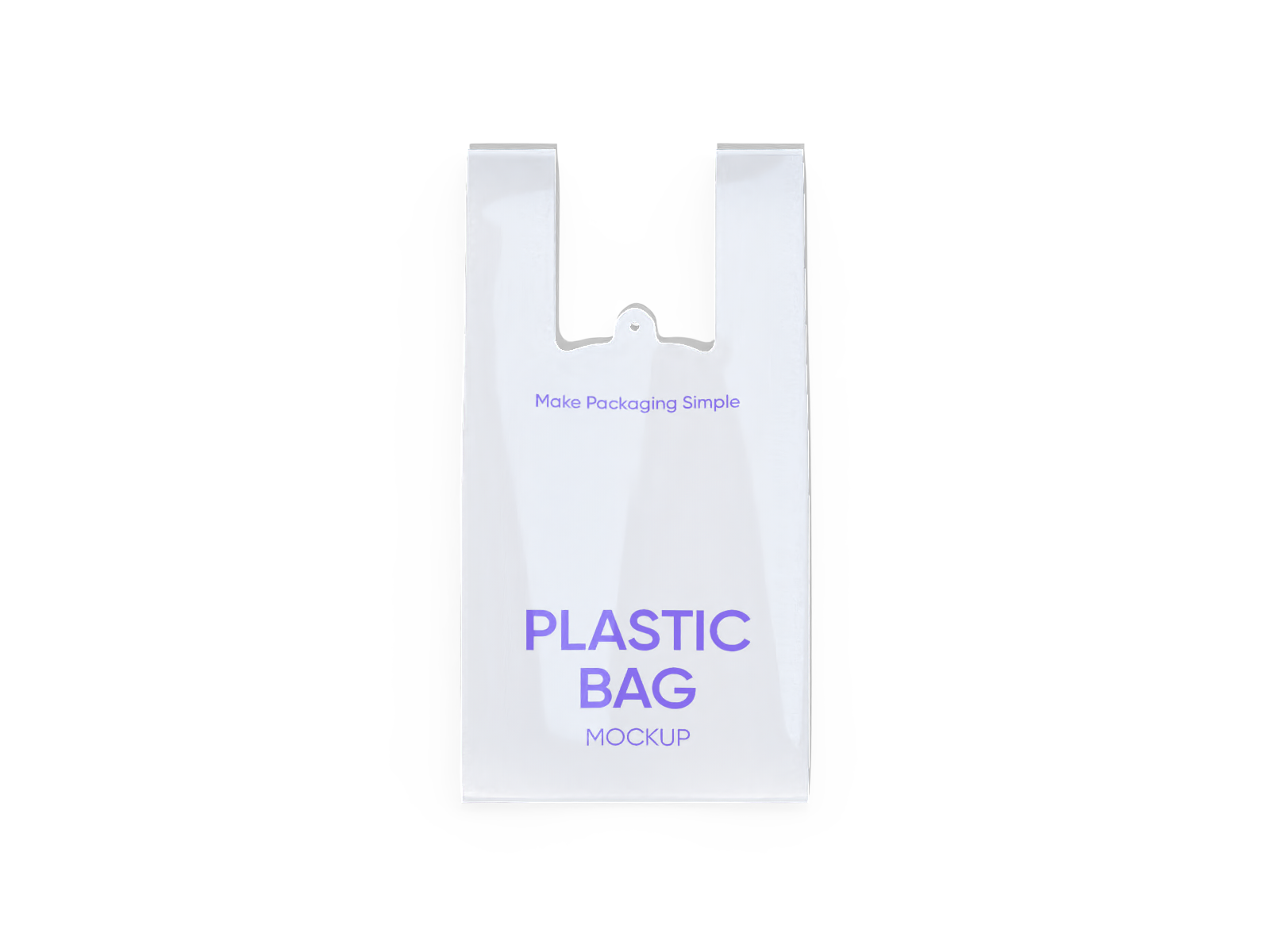 U-cut bag — Glossy plastic