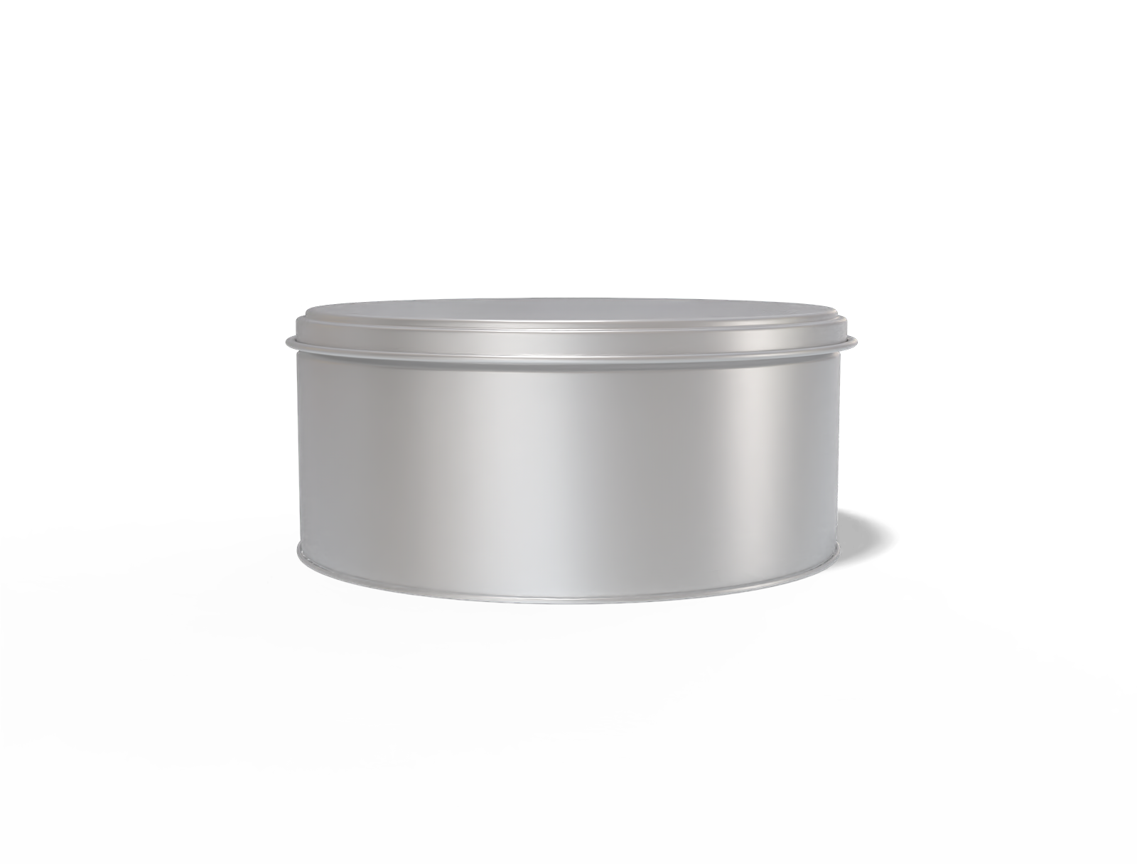 Tea tin can — Matte metal