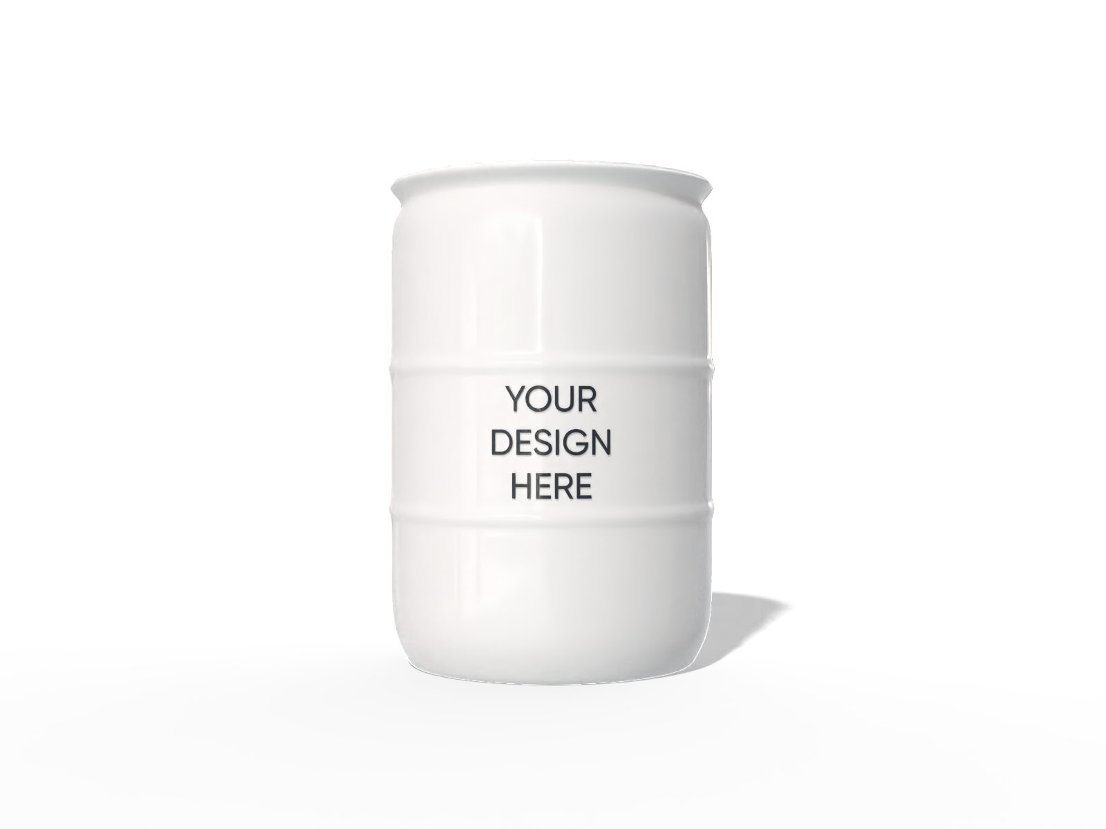 Plastic barrel — Glossy plastic