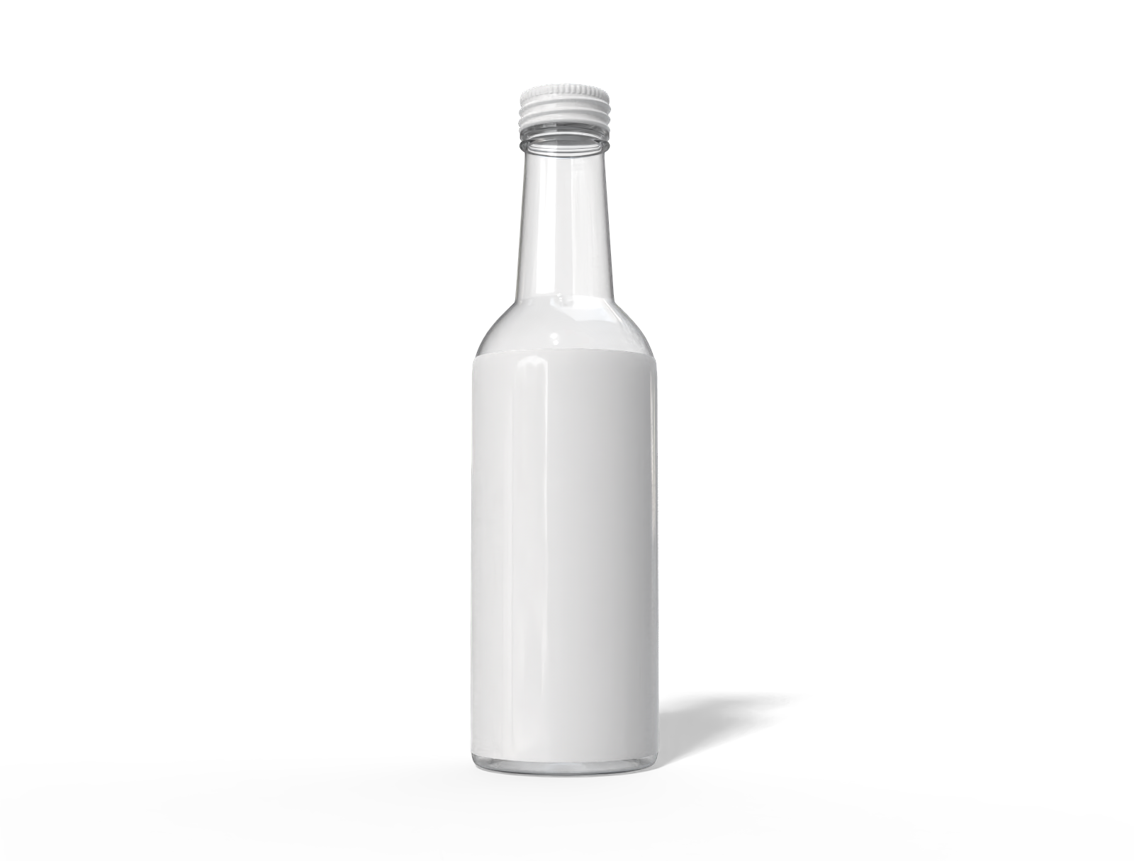 360 ml liquor Bottle — Glossy glass