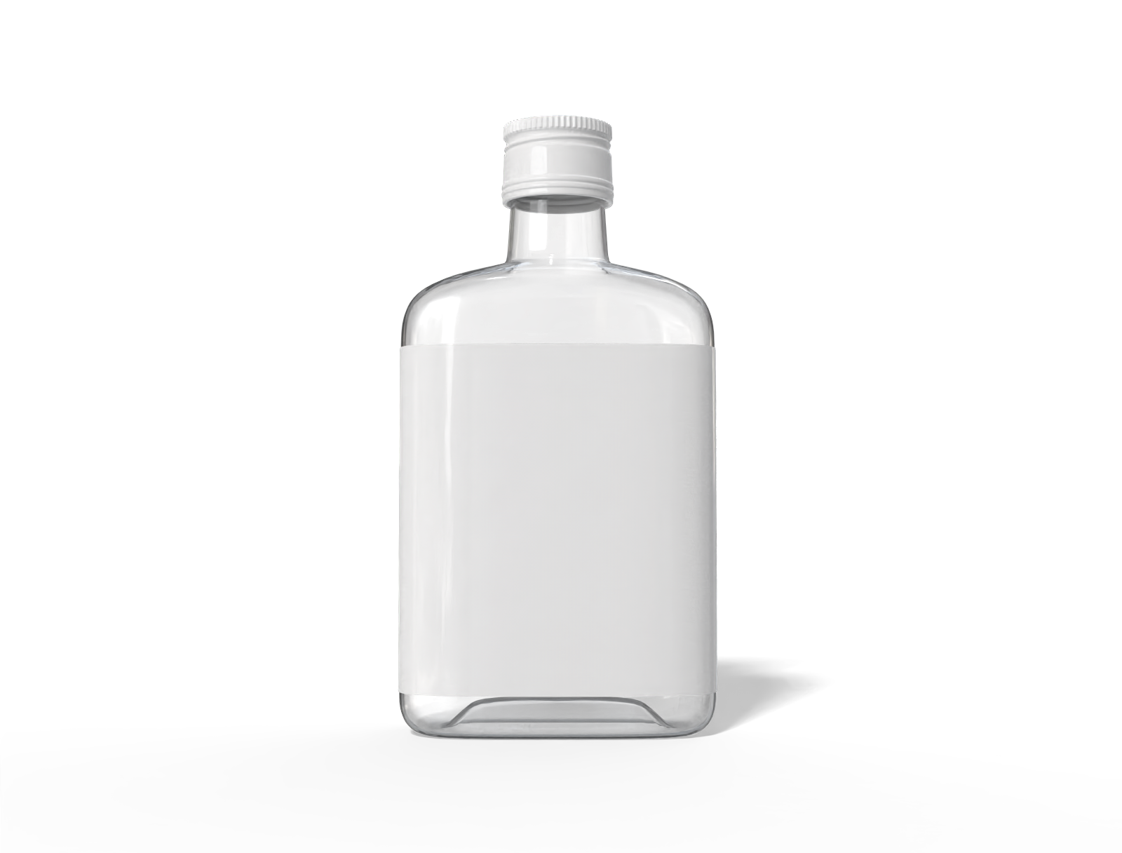 200 ml liquor bottle — Glossy glass